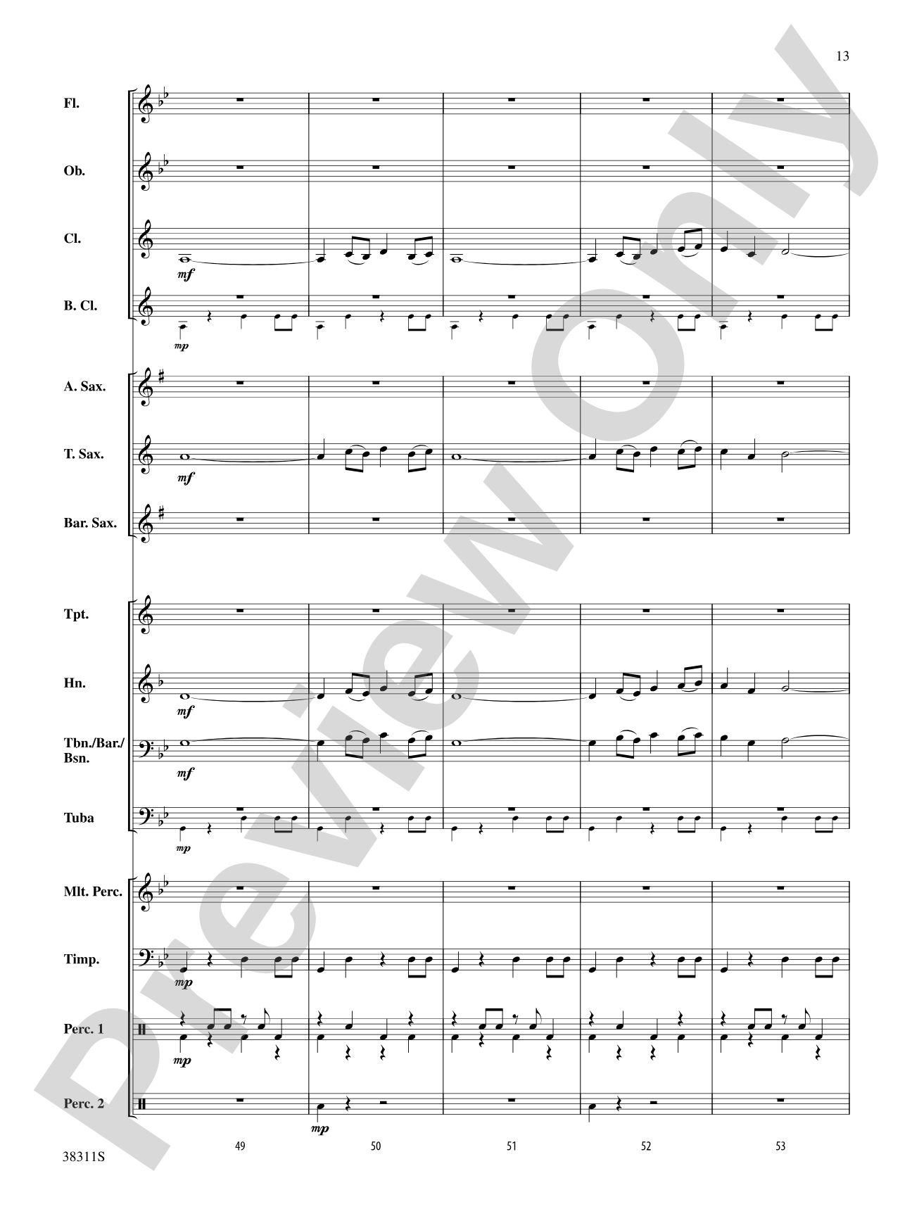 Winds of the Orient: Score