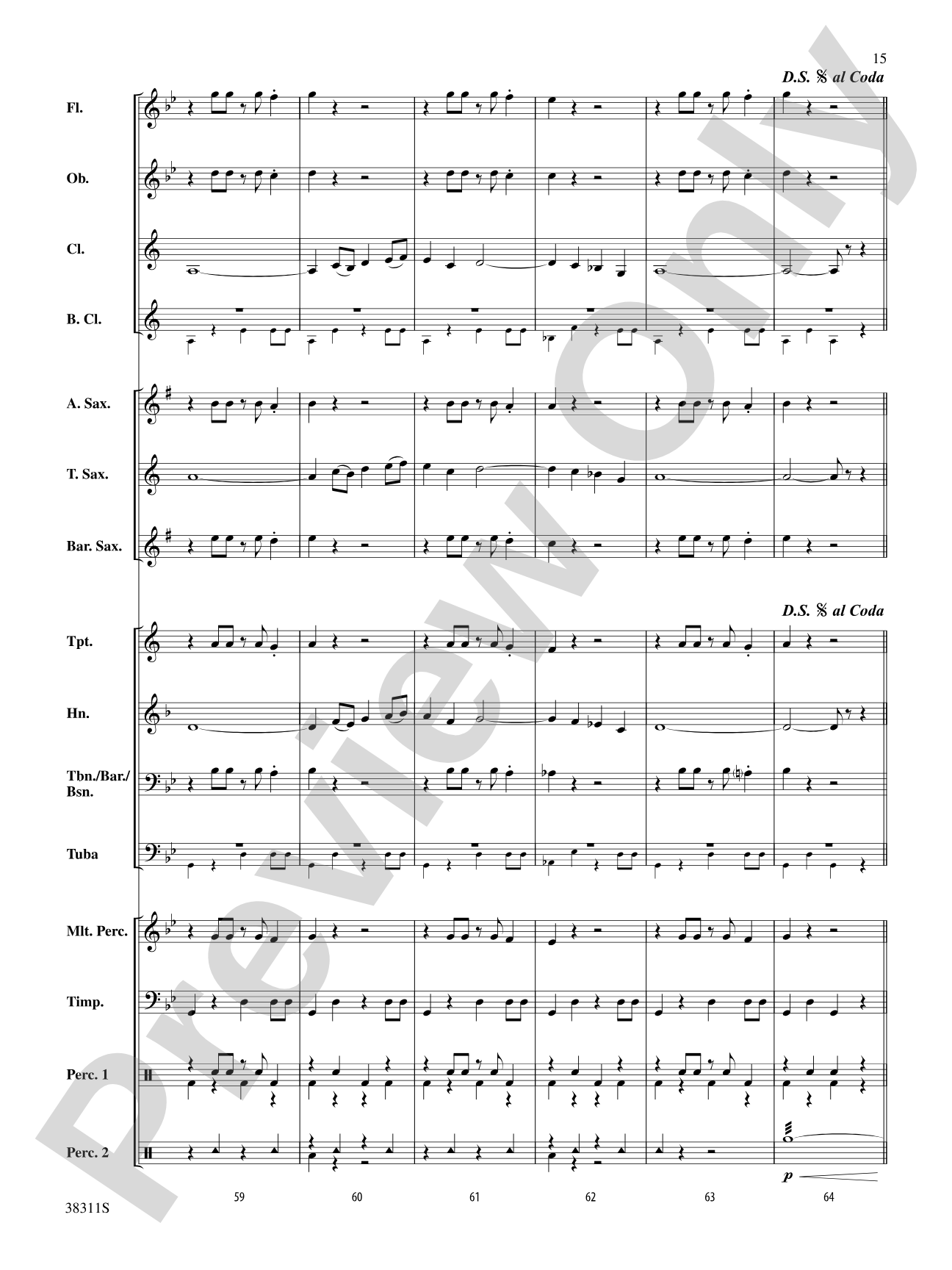 Winds of the Orient: Score