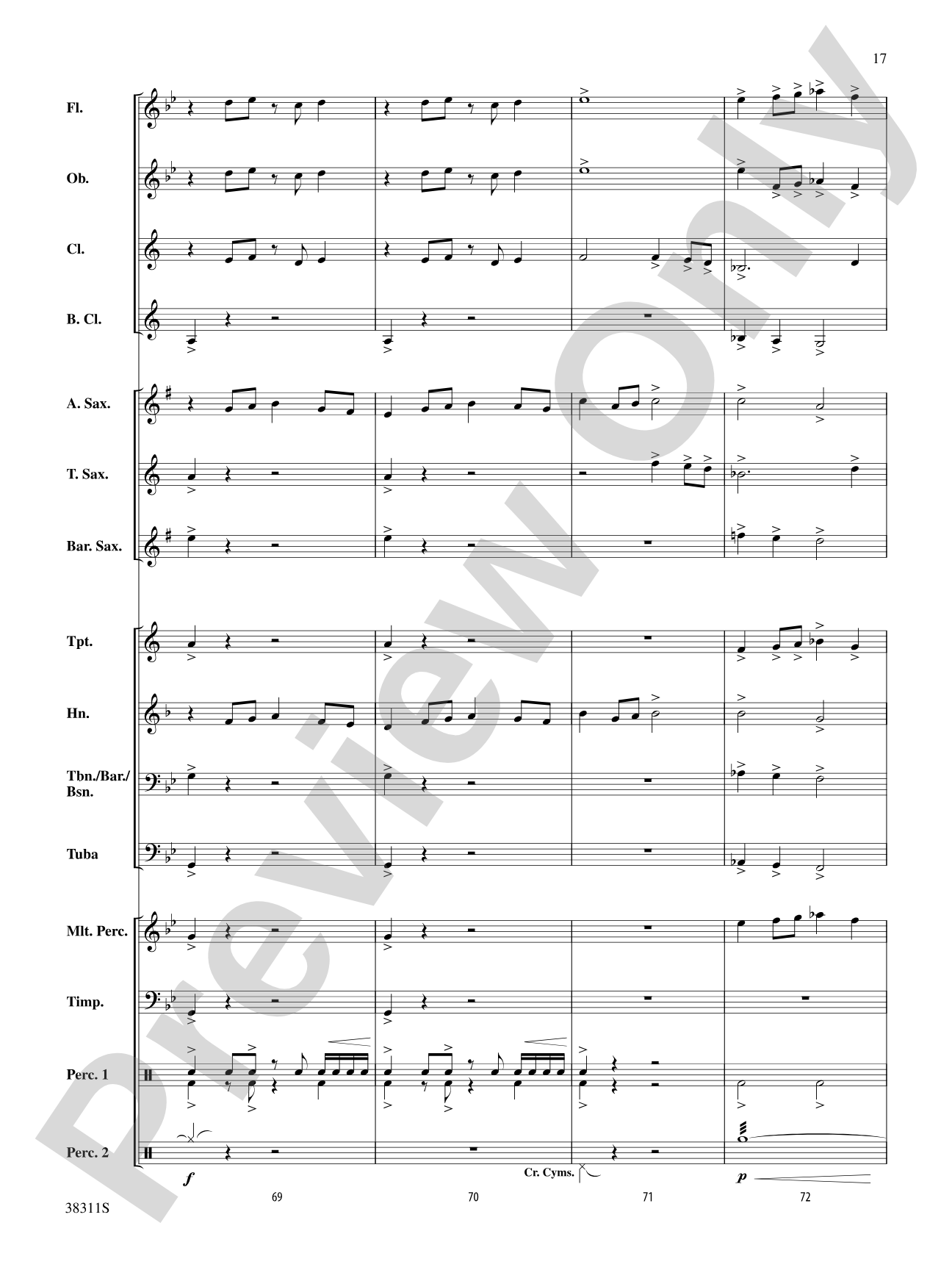Winds of the Orient: Score