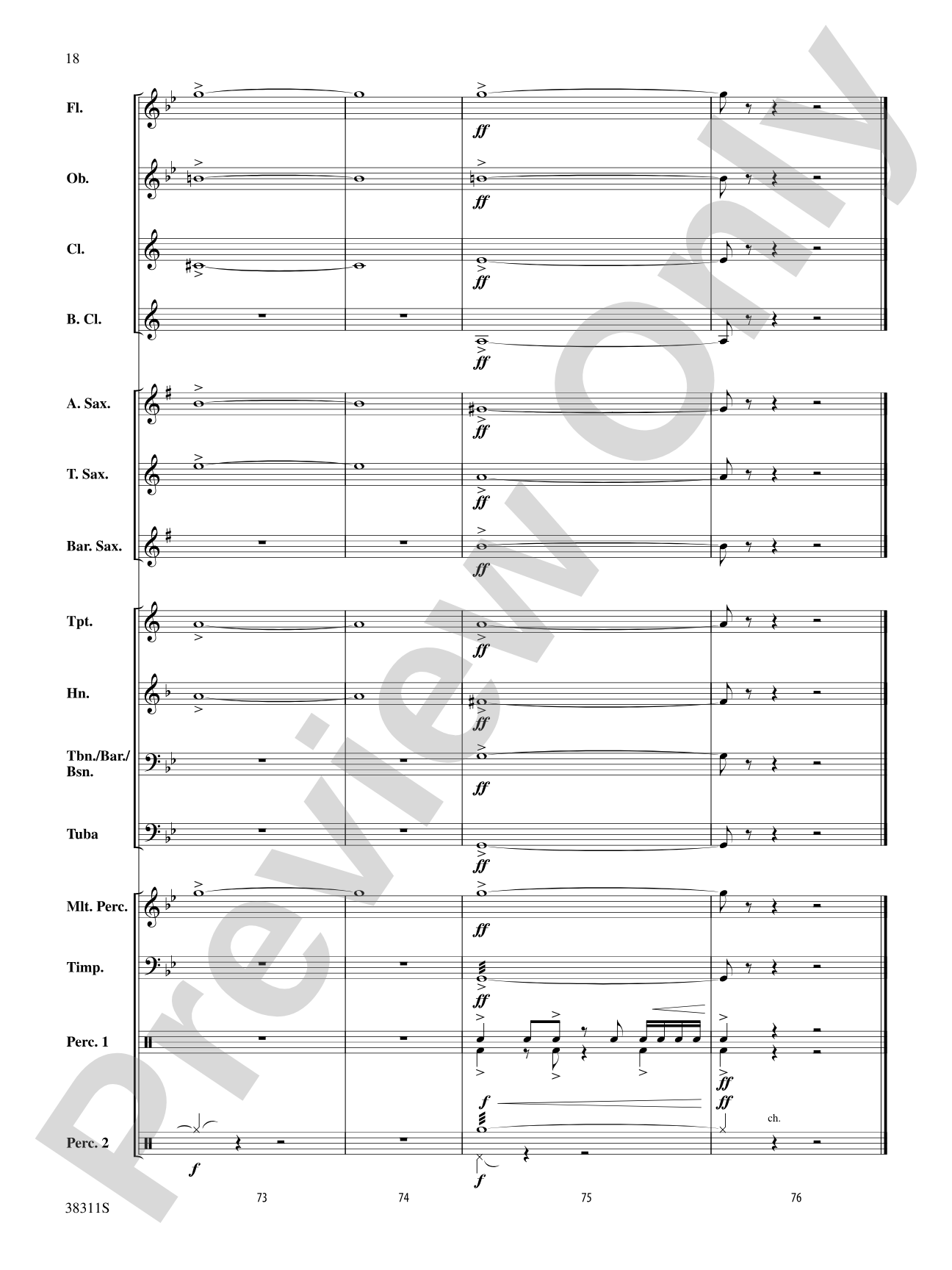 Winds of the Orient: Score
