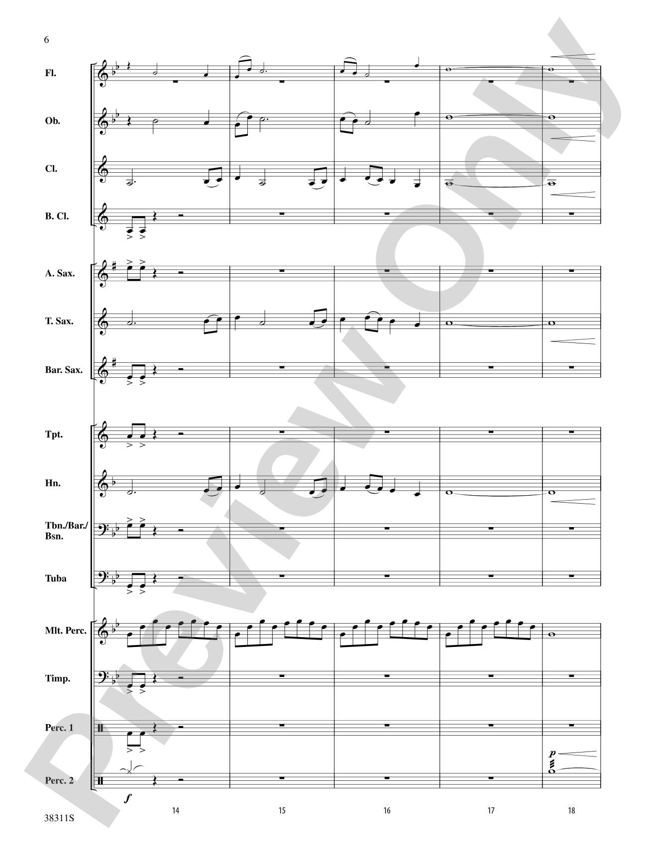 Winds of the Orient: Score