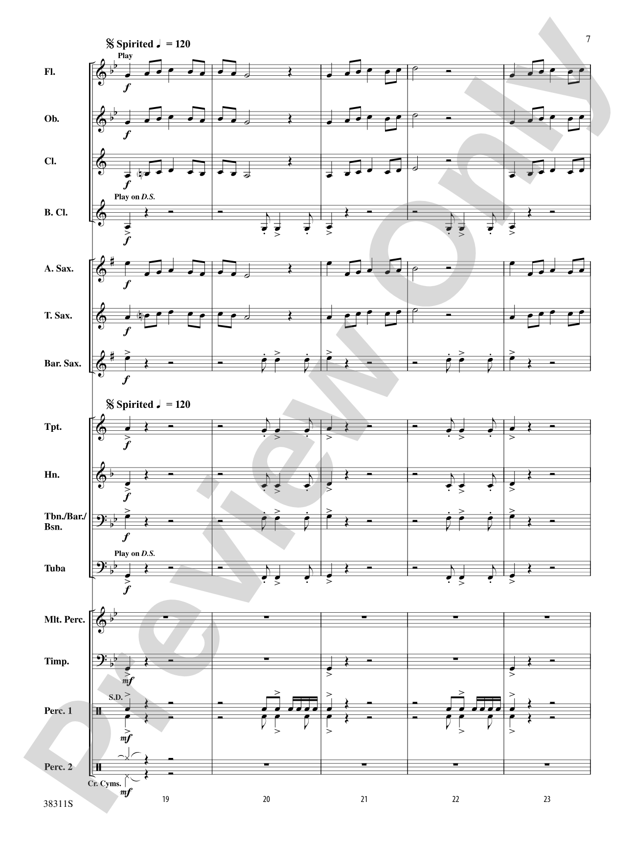 Winds of the Orient: Score