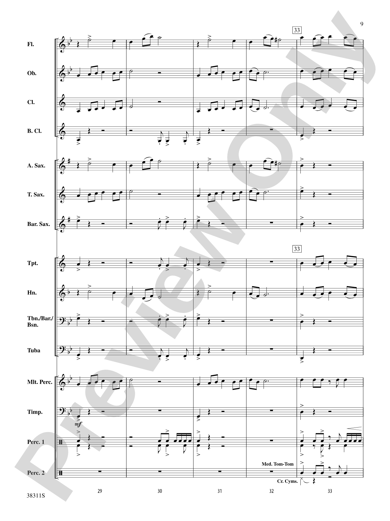 Winds of the Orient: Score