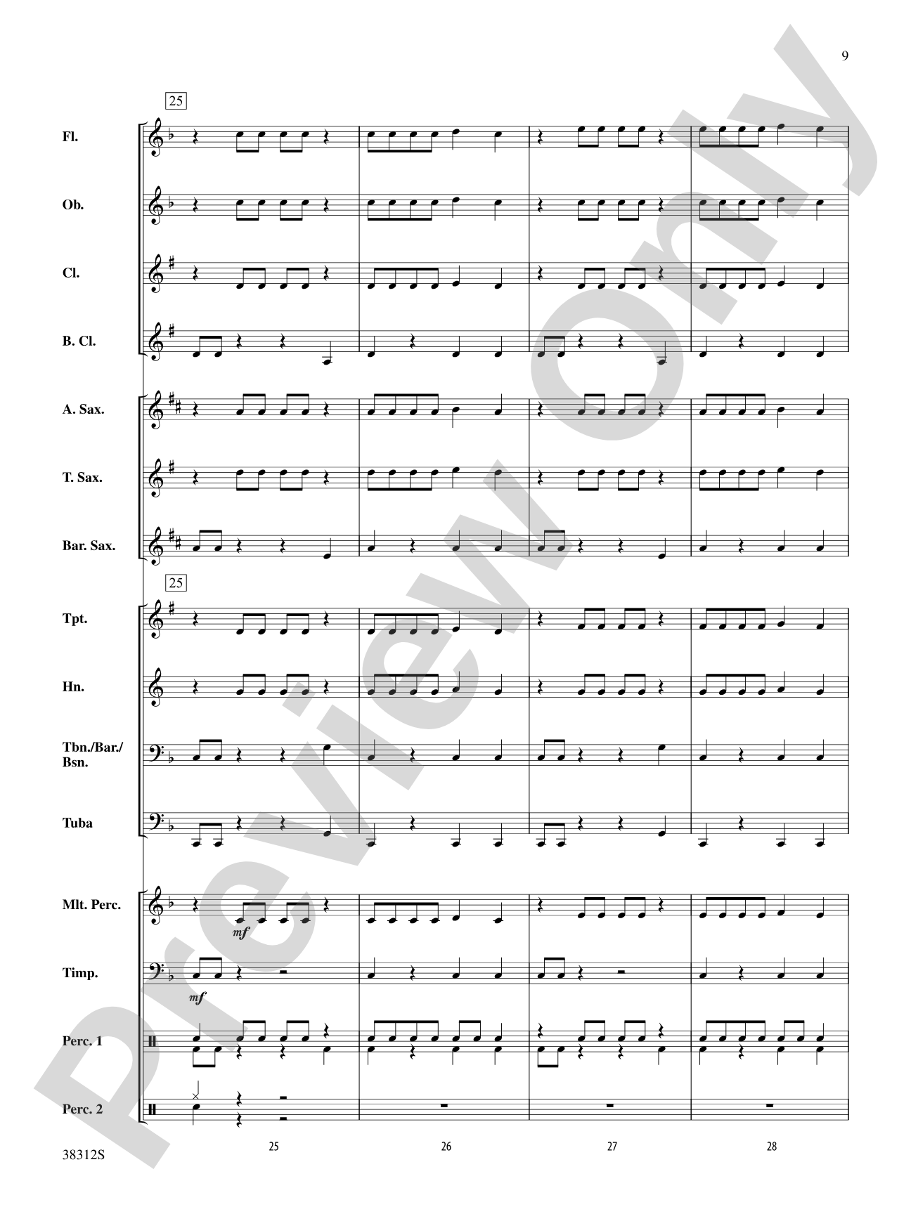 Little Shop of Horrors: Concert Band Conductor Score & Parts