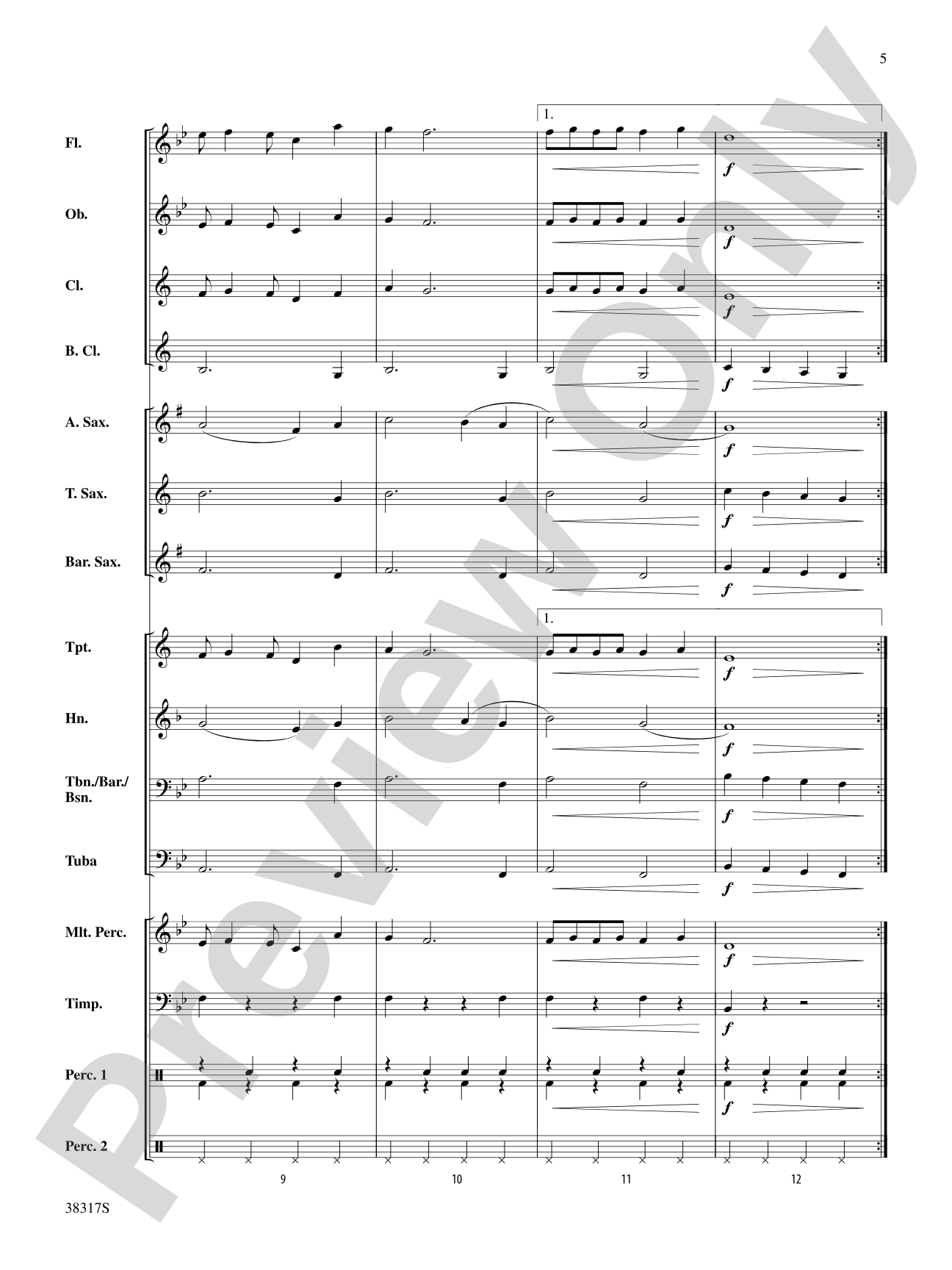 Rudolph the Red-Nosed Reindeer: Concert Band Conductor Score & Parts