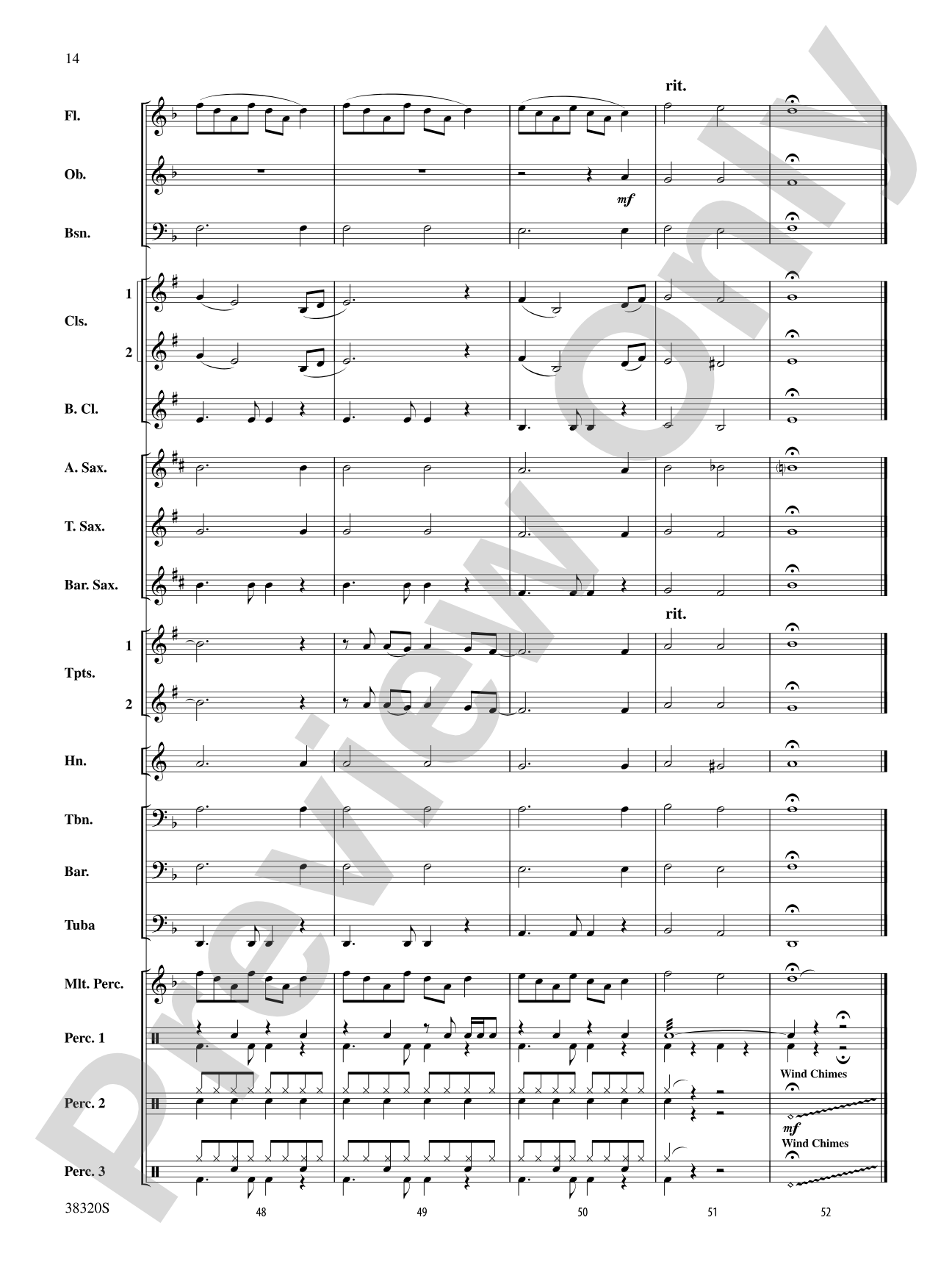 Grenade: Concert Band Conductor Score & Parts