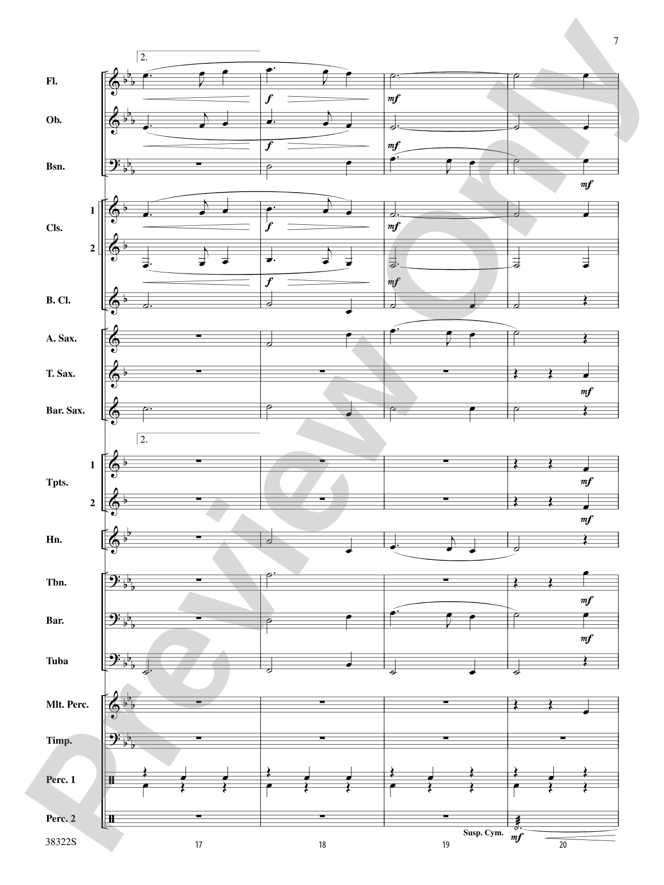 Gesu Bambino: Concert Band Conductor Score & Parts