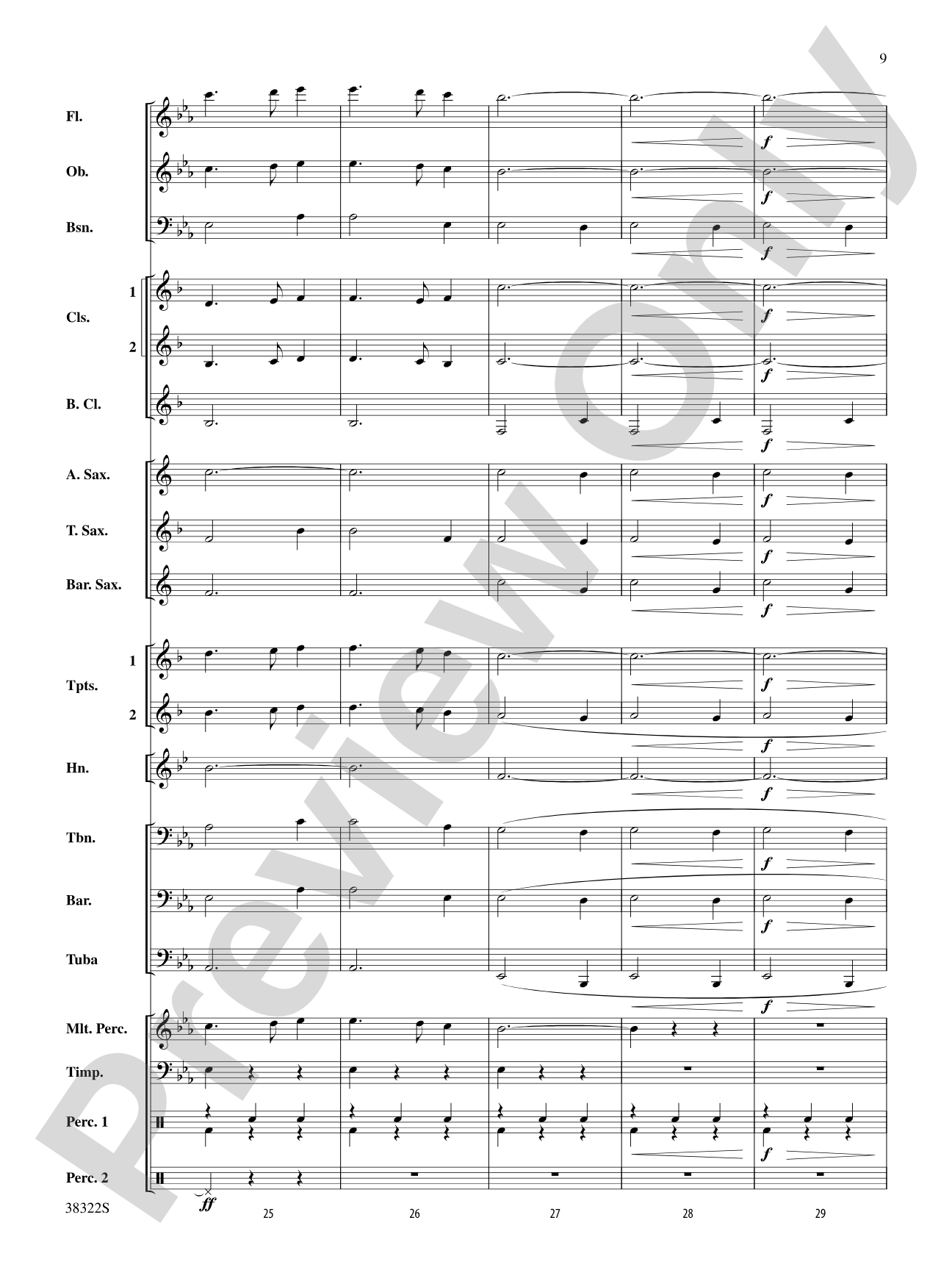 Gesu Bambino: Concert Band Conductor Score & Parts