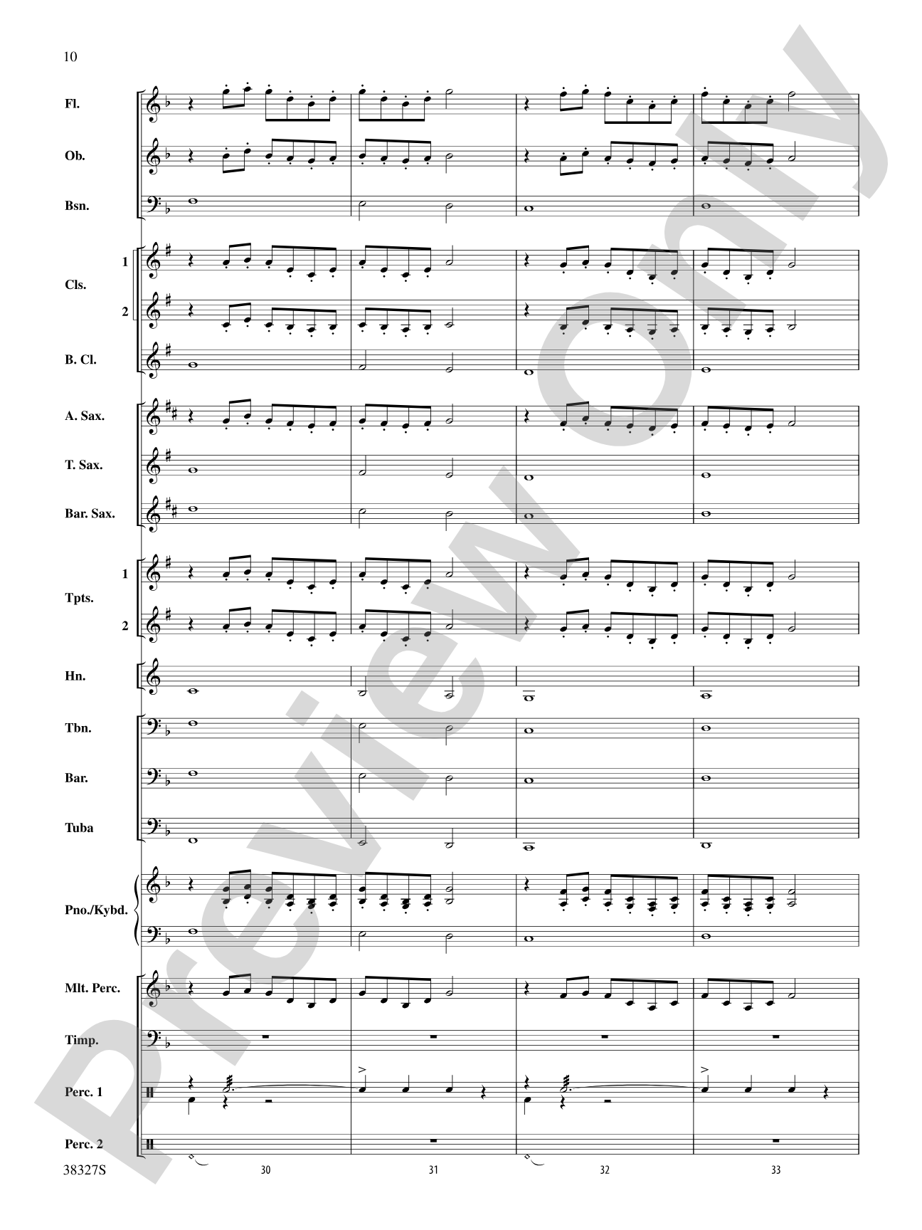 Overture 1812: Score