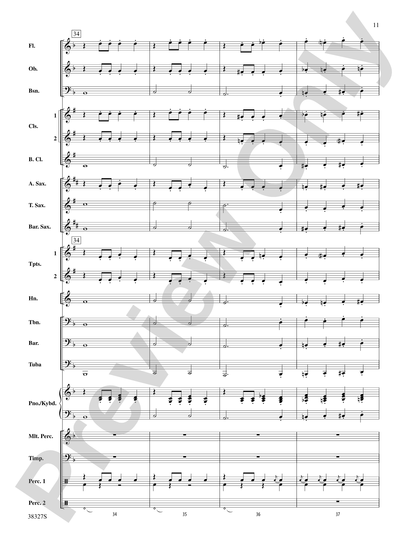 Overture 1812: Score