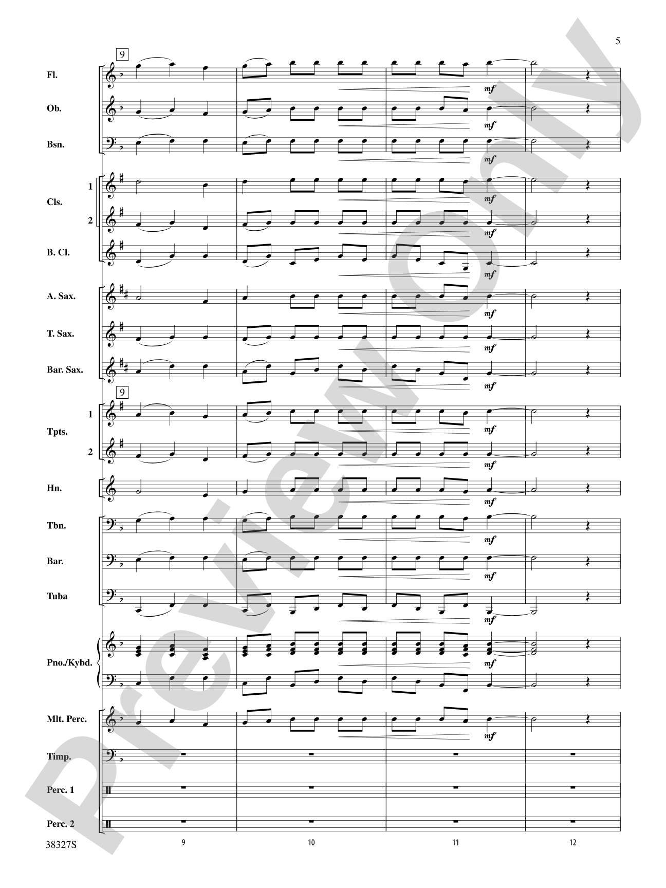 Overture 1812: Score