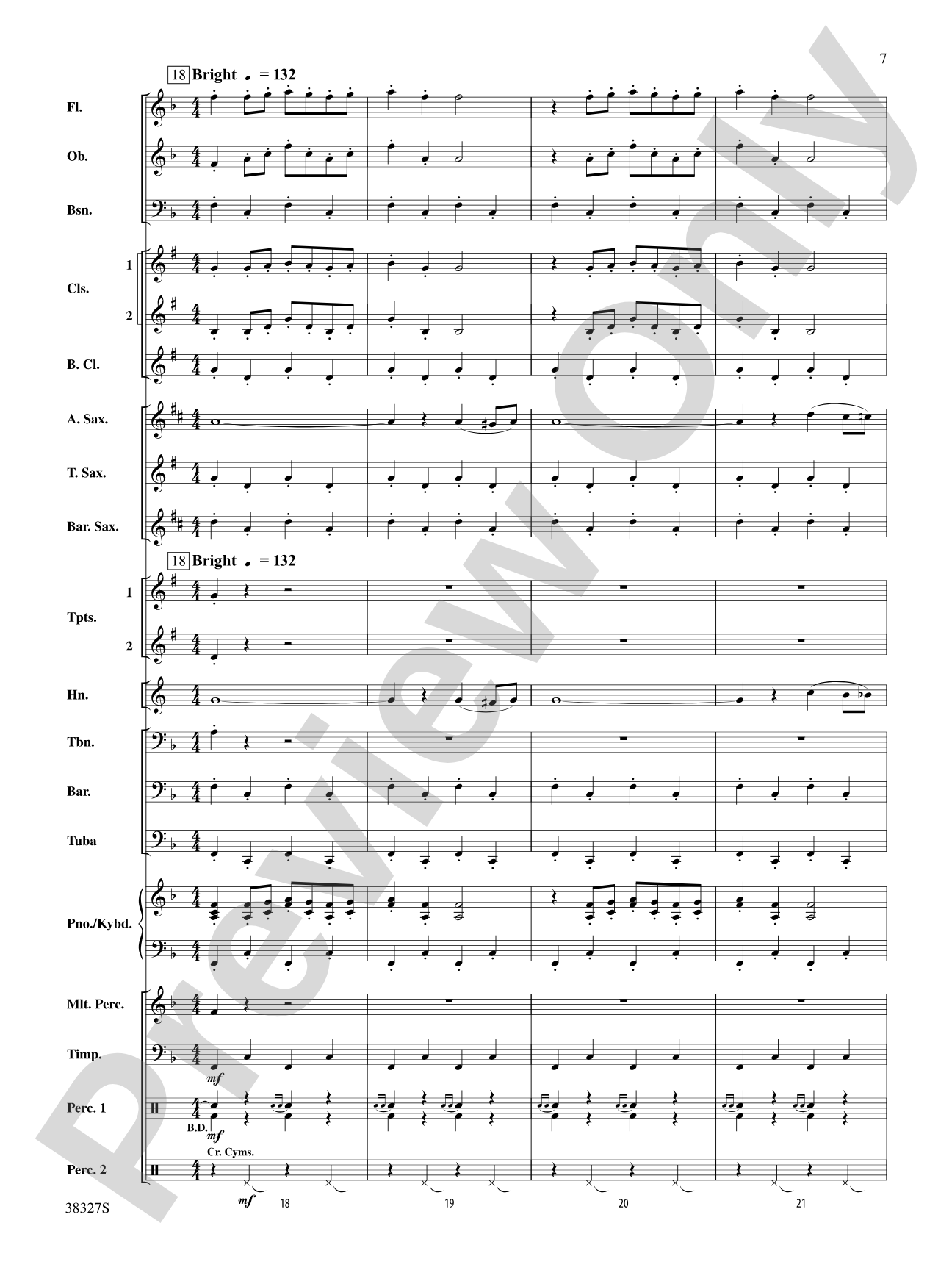 Overture 1812: Score