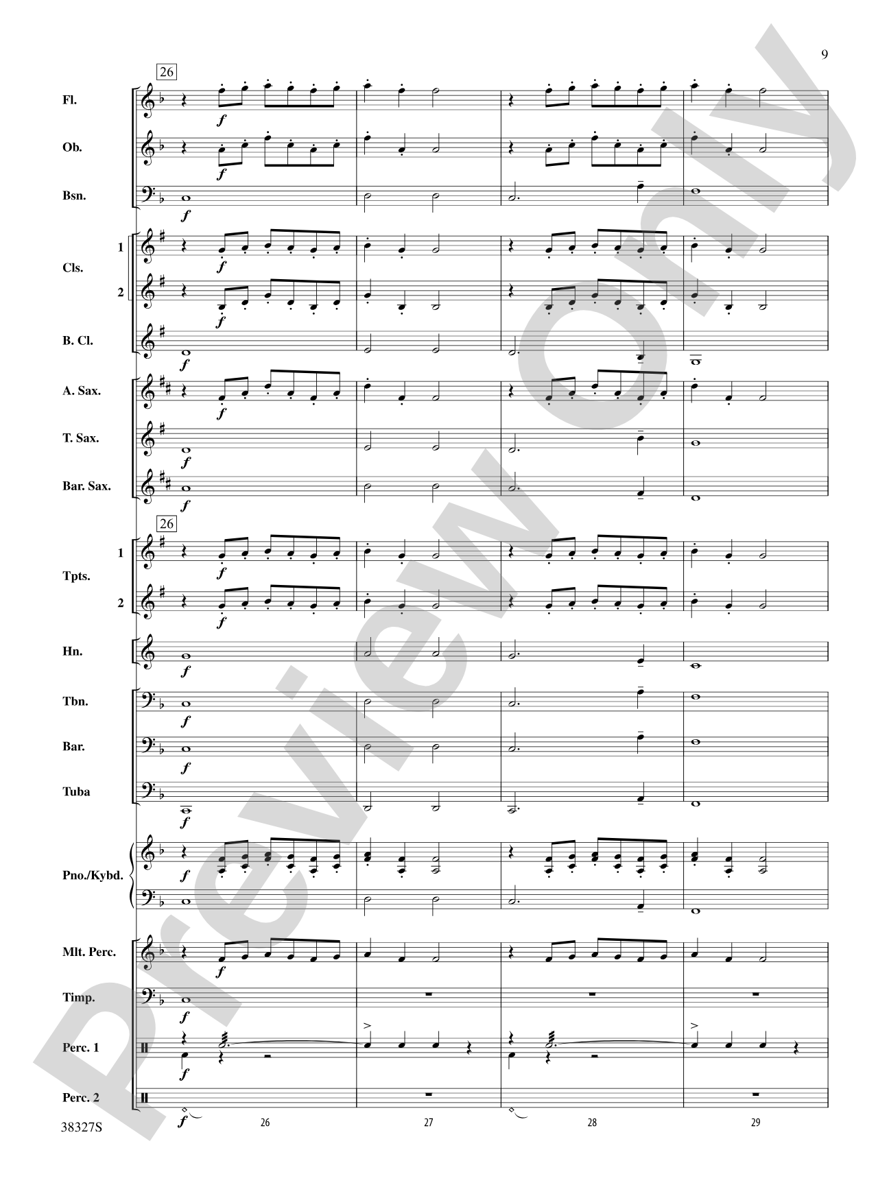 Overture 1812: Score
