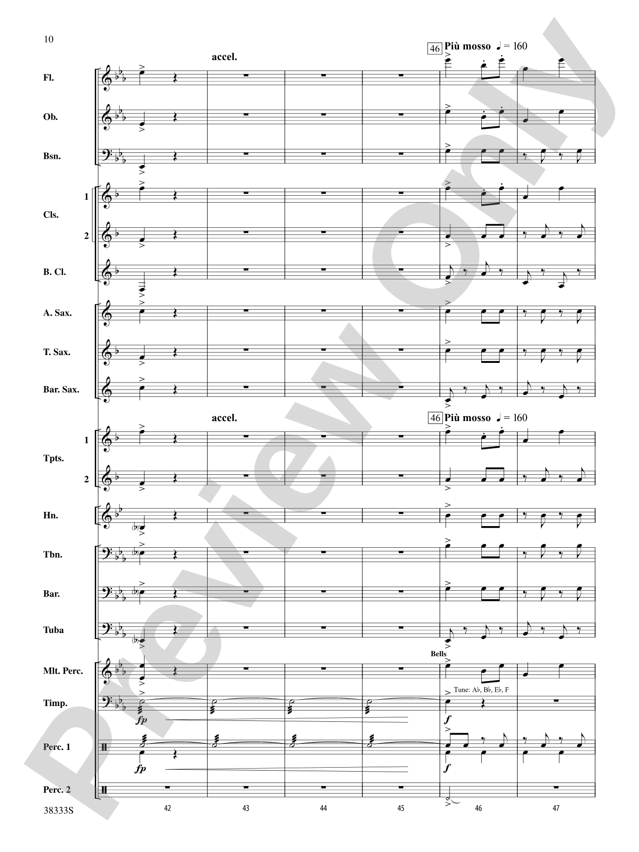 Pique Dame (Highlights): Concert Band Conductor Score & Parts