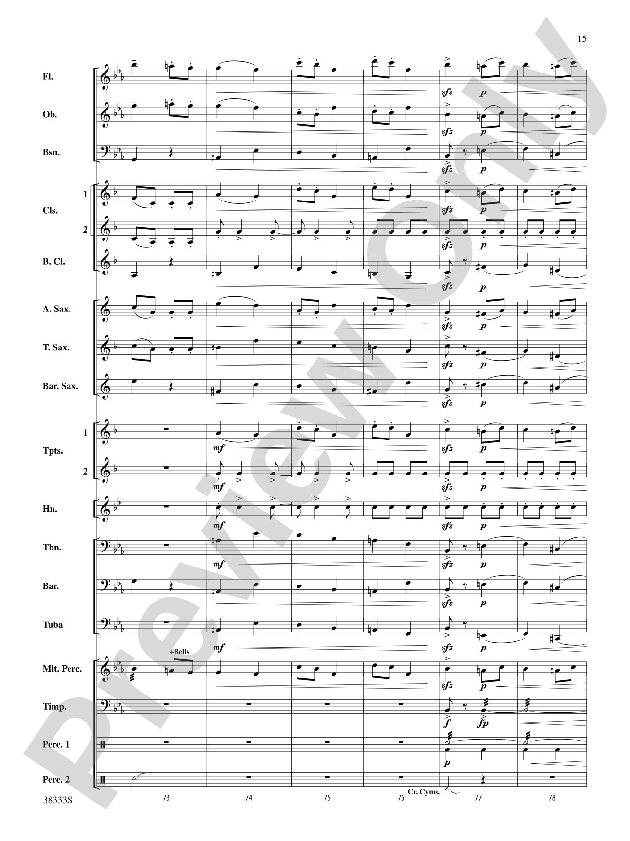 Pique Dame (Highlights): Concert Band Conductor Score & Parts
