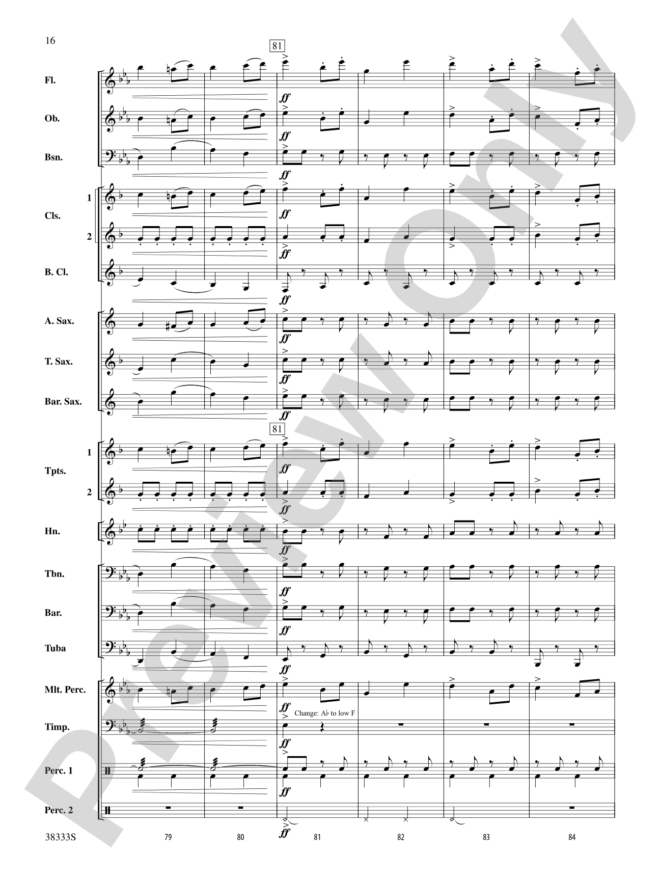 Pique Dame (Highlights): Concert Band Conductor Score & Parts