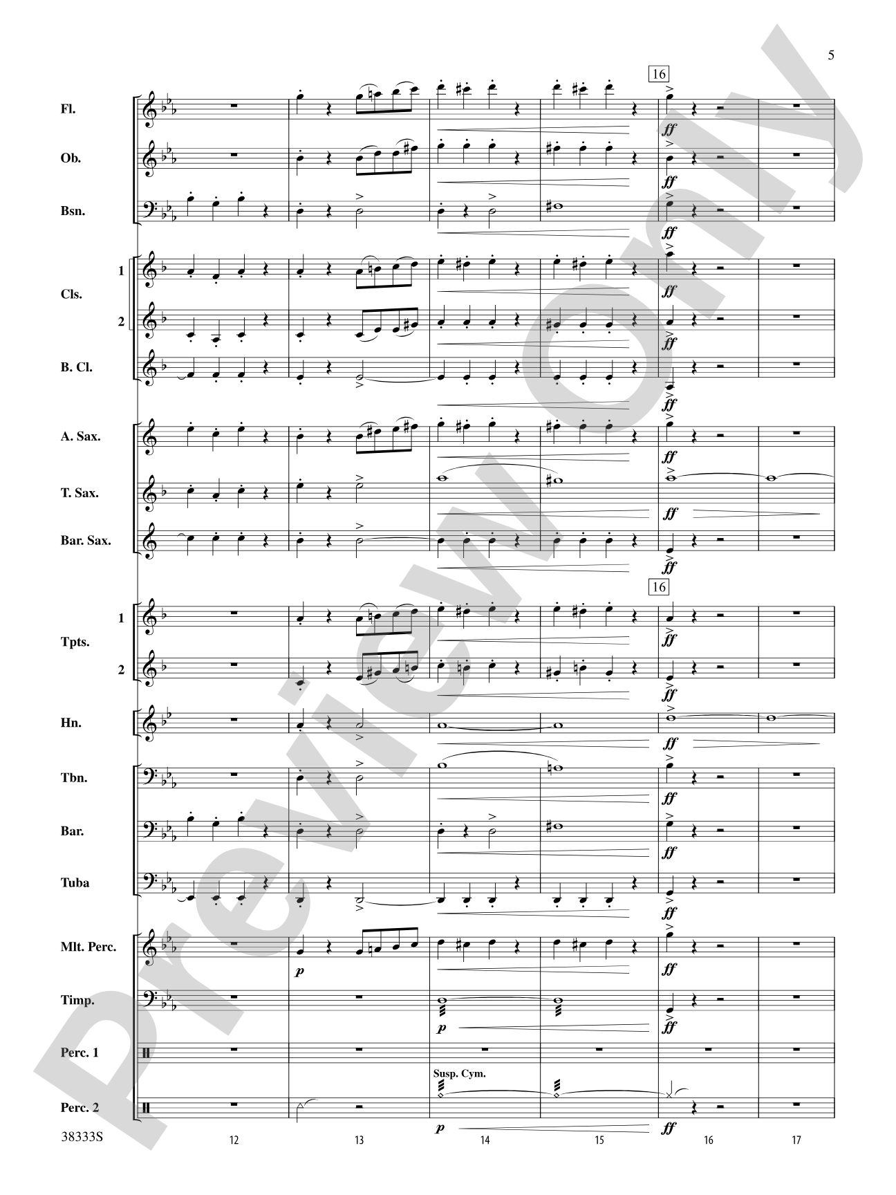 Pique Dame (Highlights): Concert Band Conductor Score & Parts
