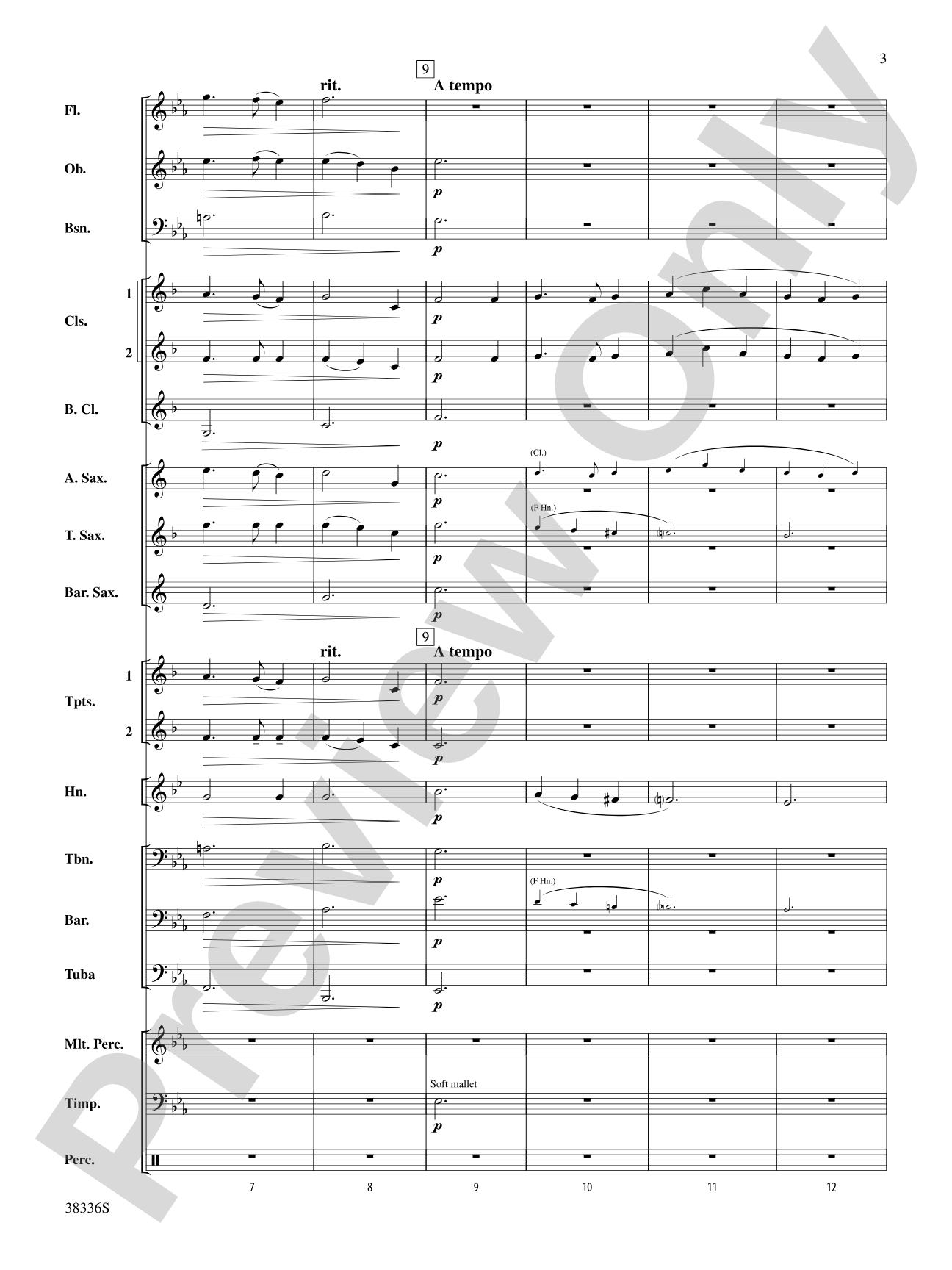 Ye Banks and Braes: Concert Band Conductor Score & Parts