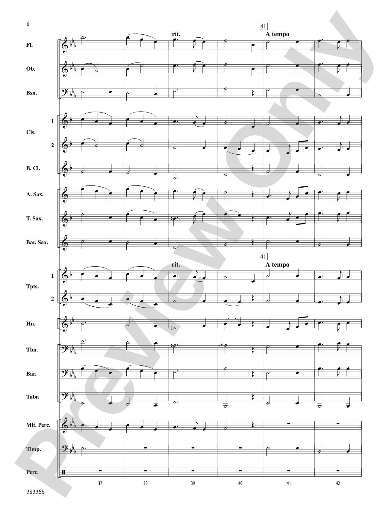 Ye Banks and Braes: Concert Band Conductor Score & Parts