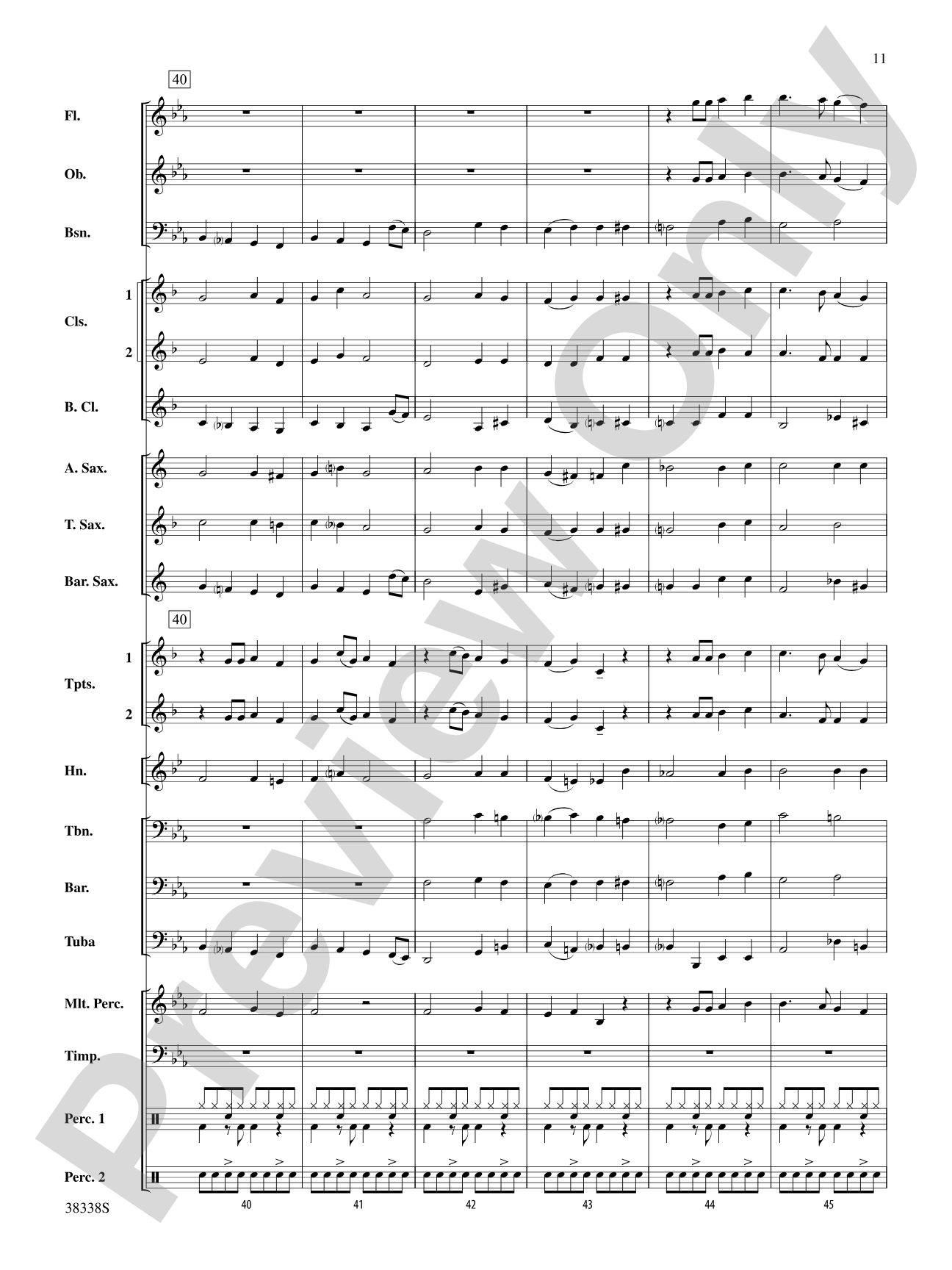 Joyful Time: Concert Band Conductor Score & Parts