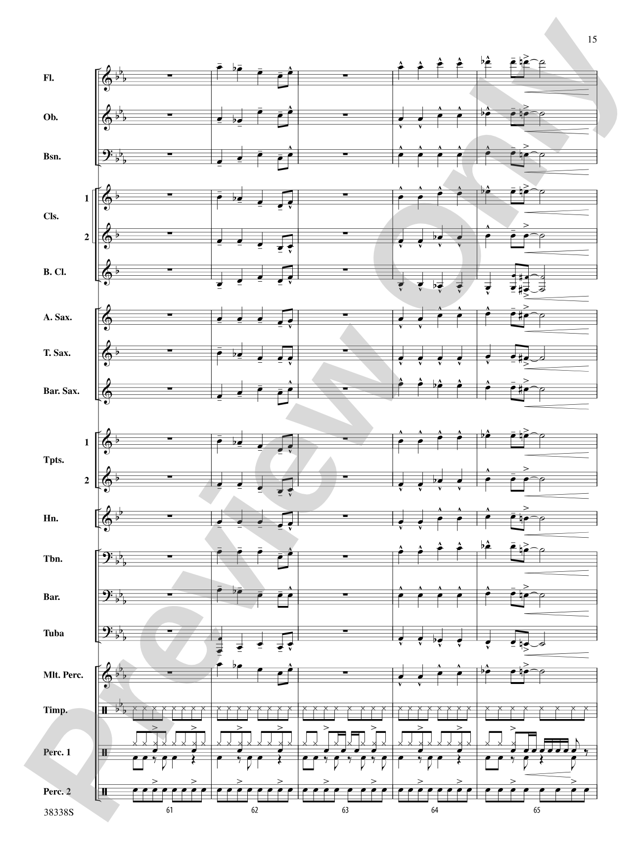 Joyful Time: Concert Band Conductor Score & Parts