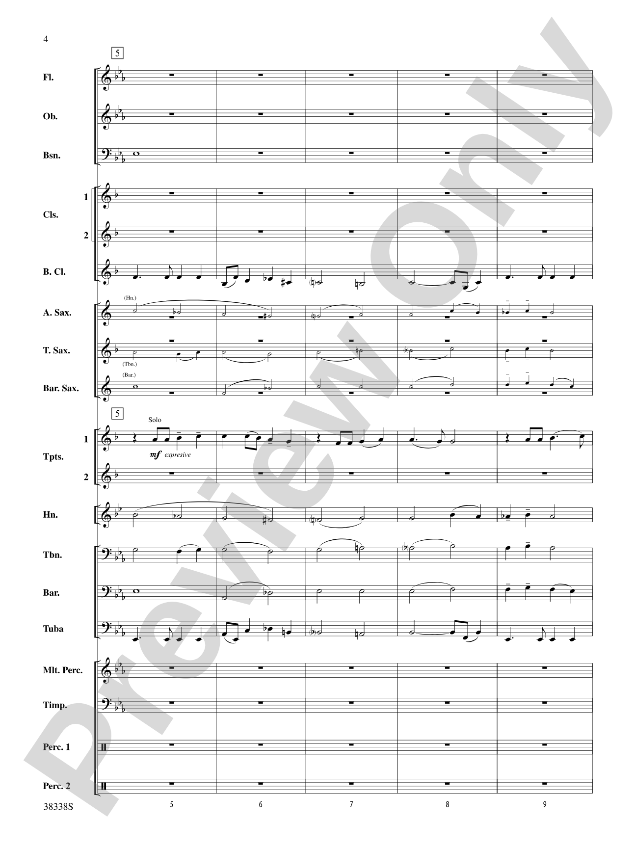 Joyful Time: Concert Band Conductor Score & Parts