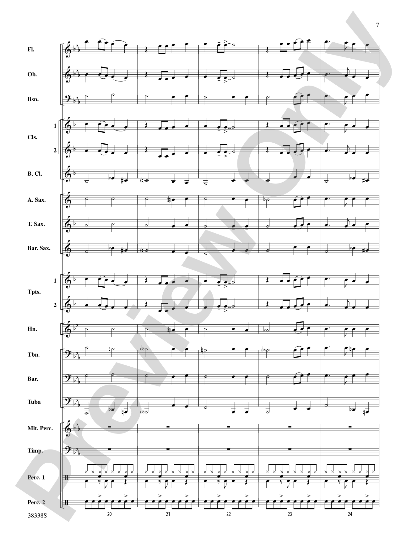 Joyful Time: Concert Band Conductor Score & Parts