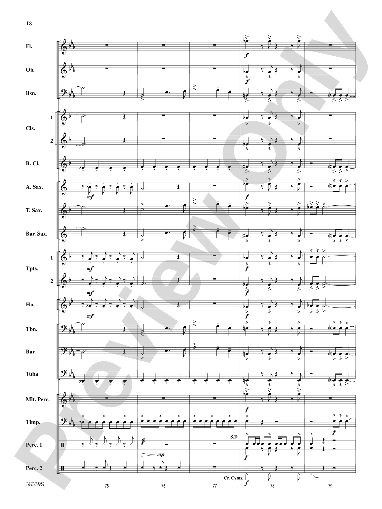 Magna Carta: Concert Band Conductor Score & Parts