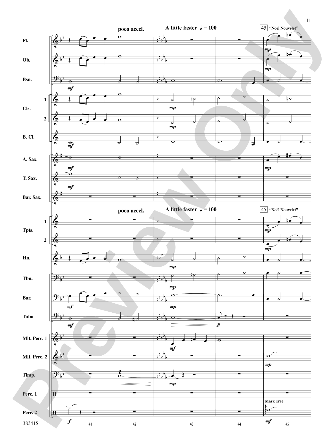 A Canadian Christmas: Concert Band Conductor Score & Parts
