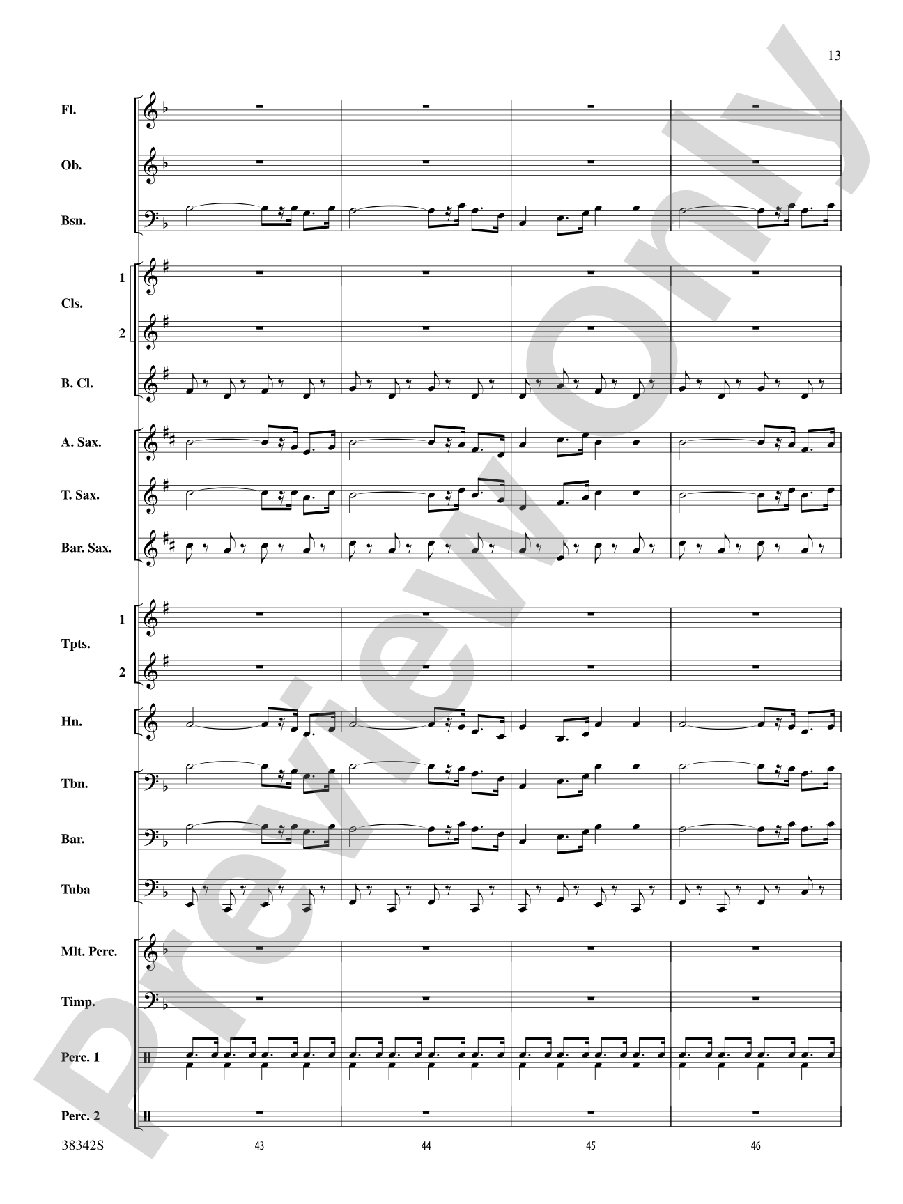 Sousa Classics: Concert Band Conductor Score & Parts