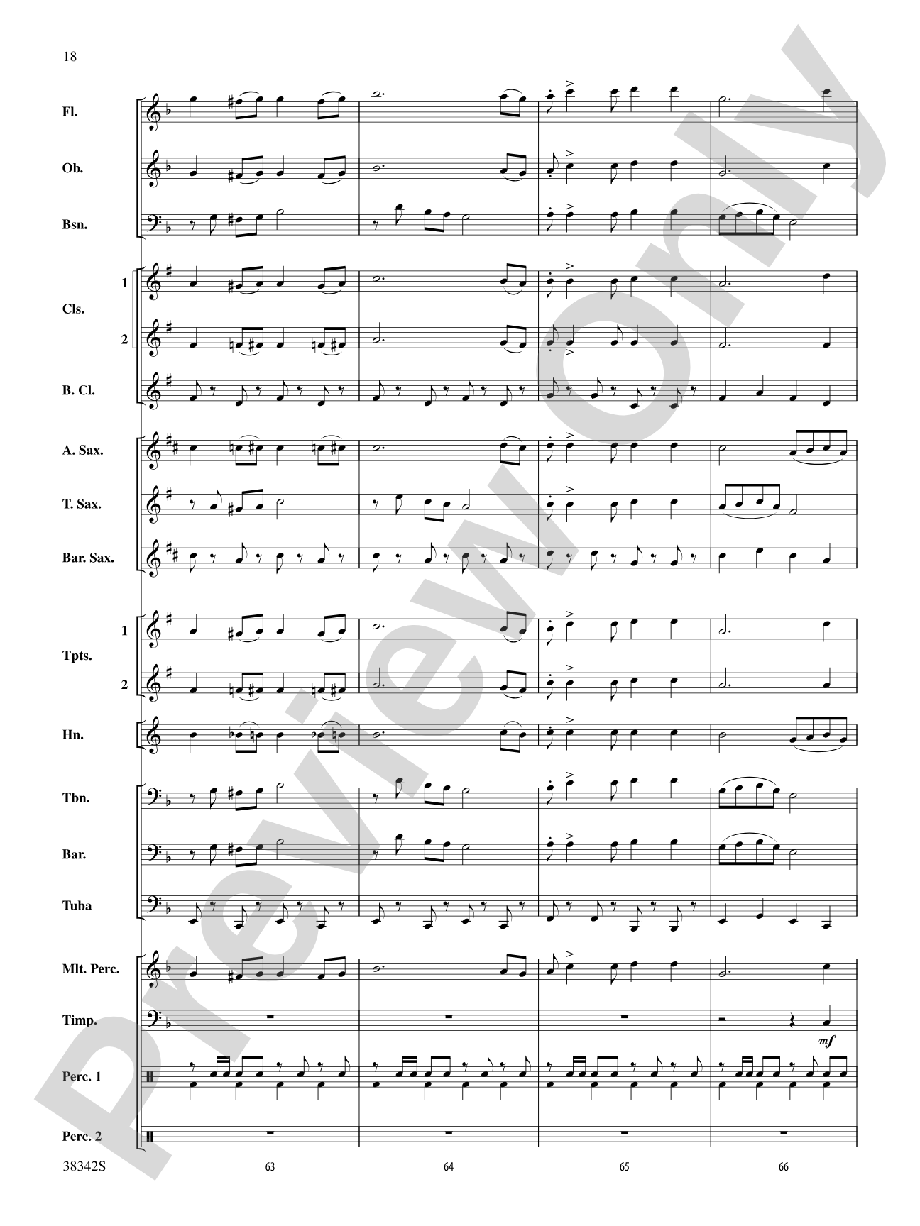 Sousa Classics: Concert Band Conductor Score & Parts