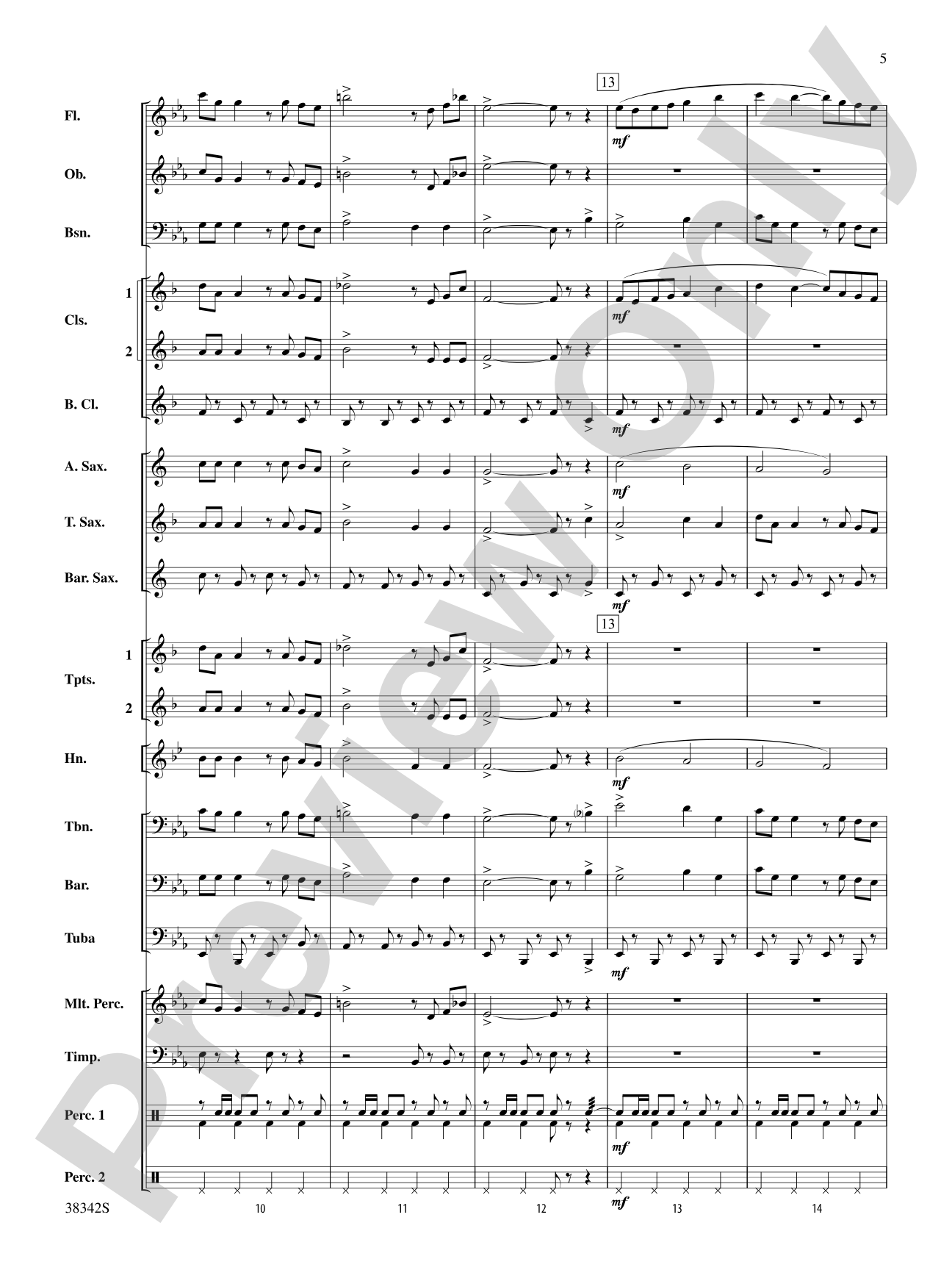 Sousa Classics: Concert Band Conductor Score & Parts