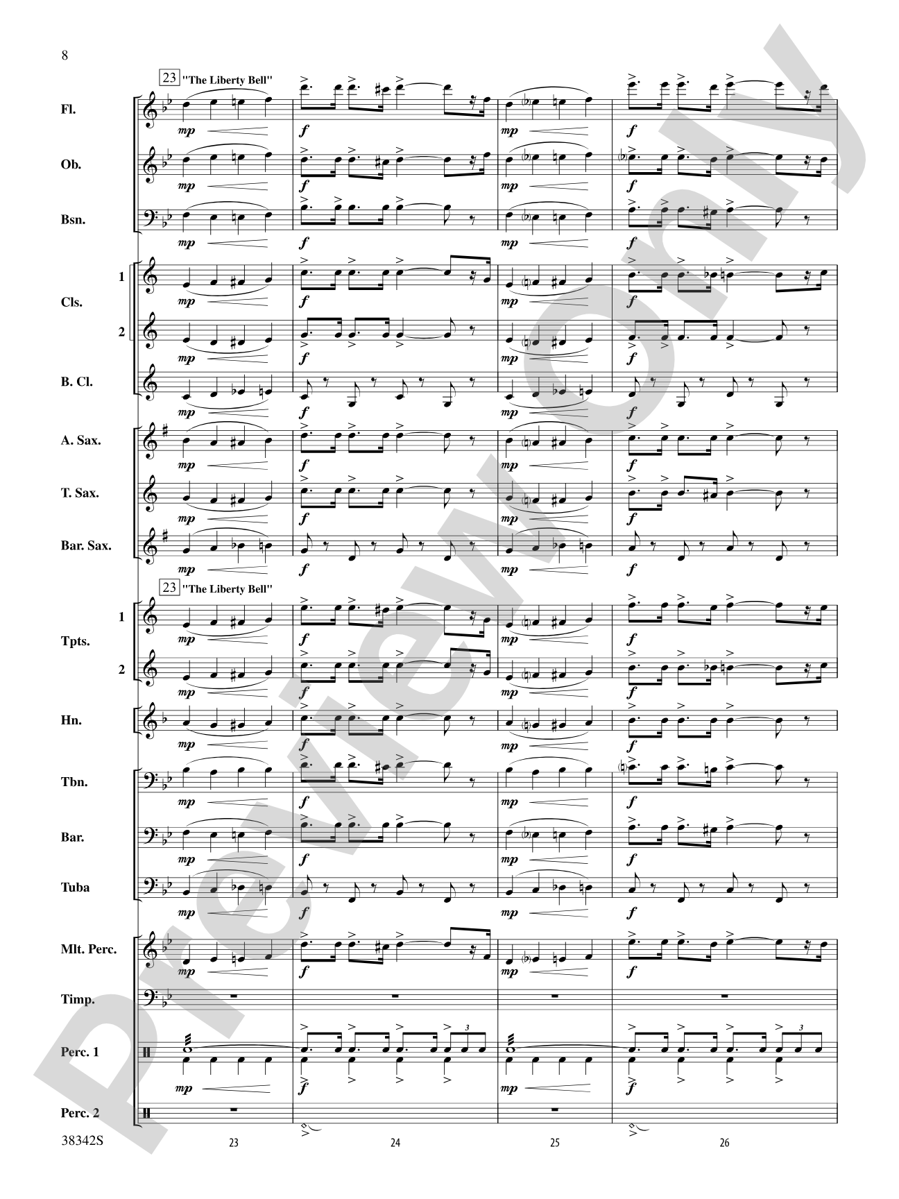 Sousa Classics: Concert Band Conductor Score & Parts