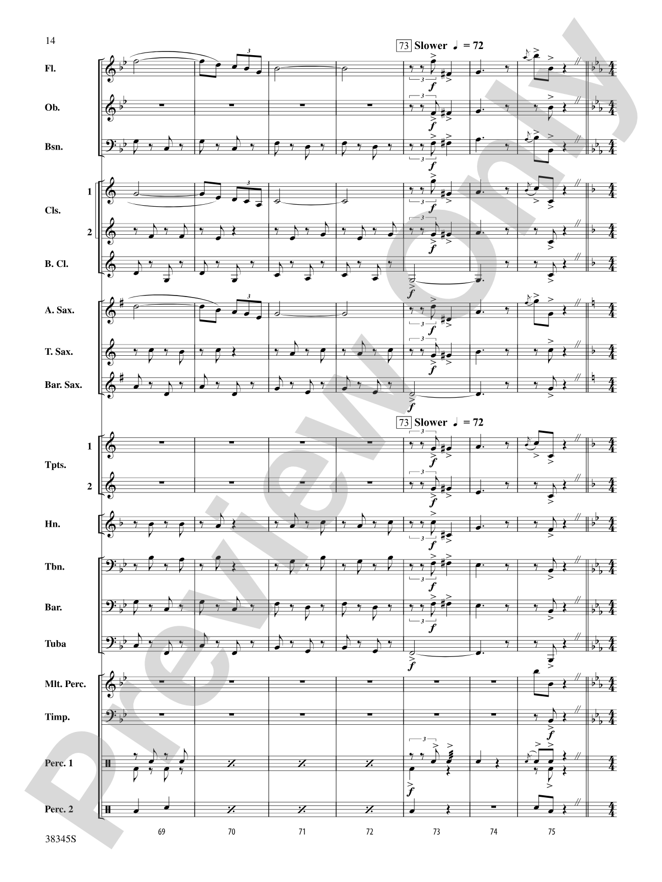 Grand Canyon Suite, Themes from: Concert Band Conductor Score & Parts