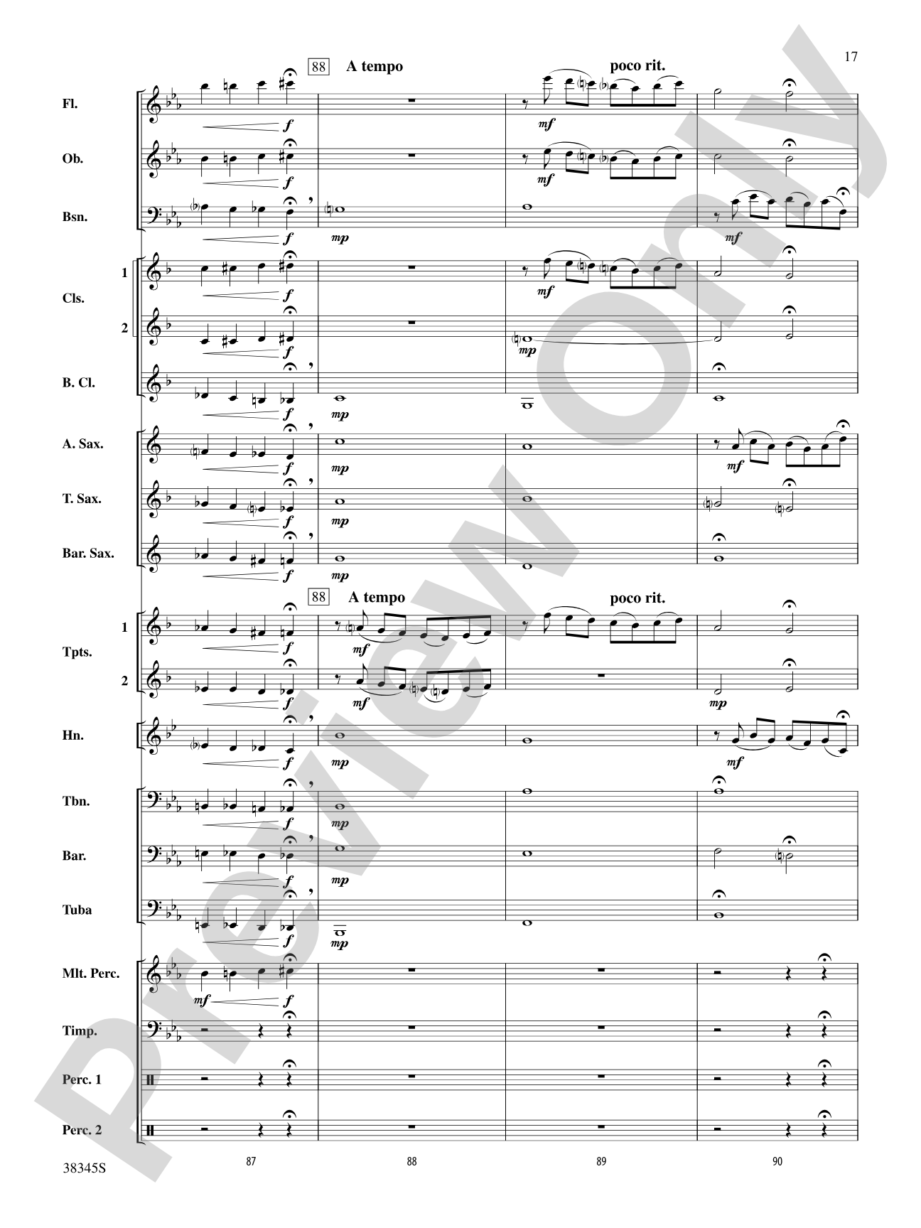 Grand Canyon Suite, Themes from: Concert Band Conductor Score & Parts