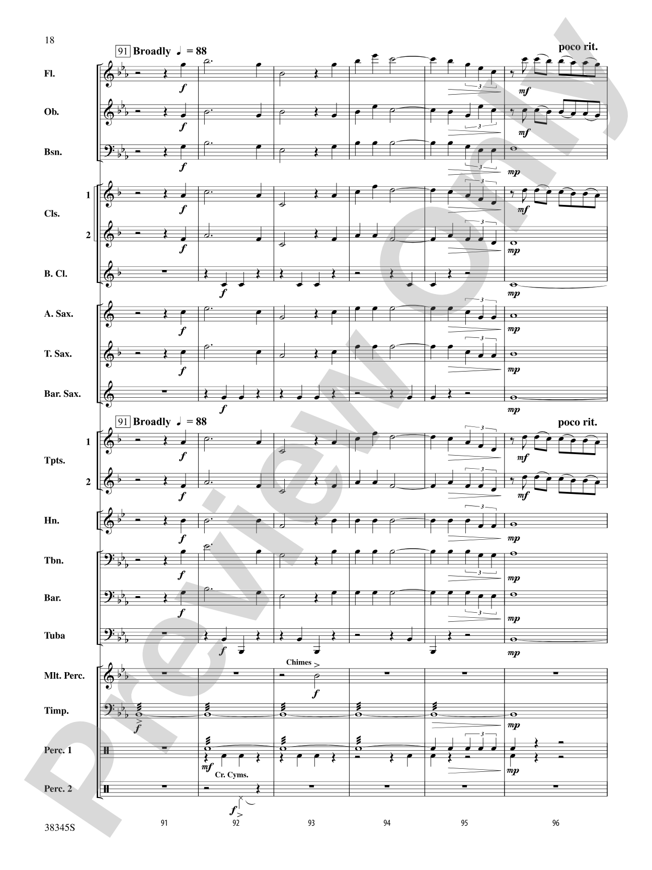 Grand Canyon Suite, Themes from: Concert Band Conductor Score & Parts