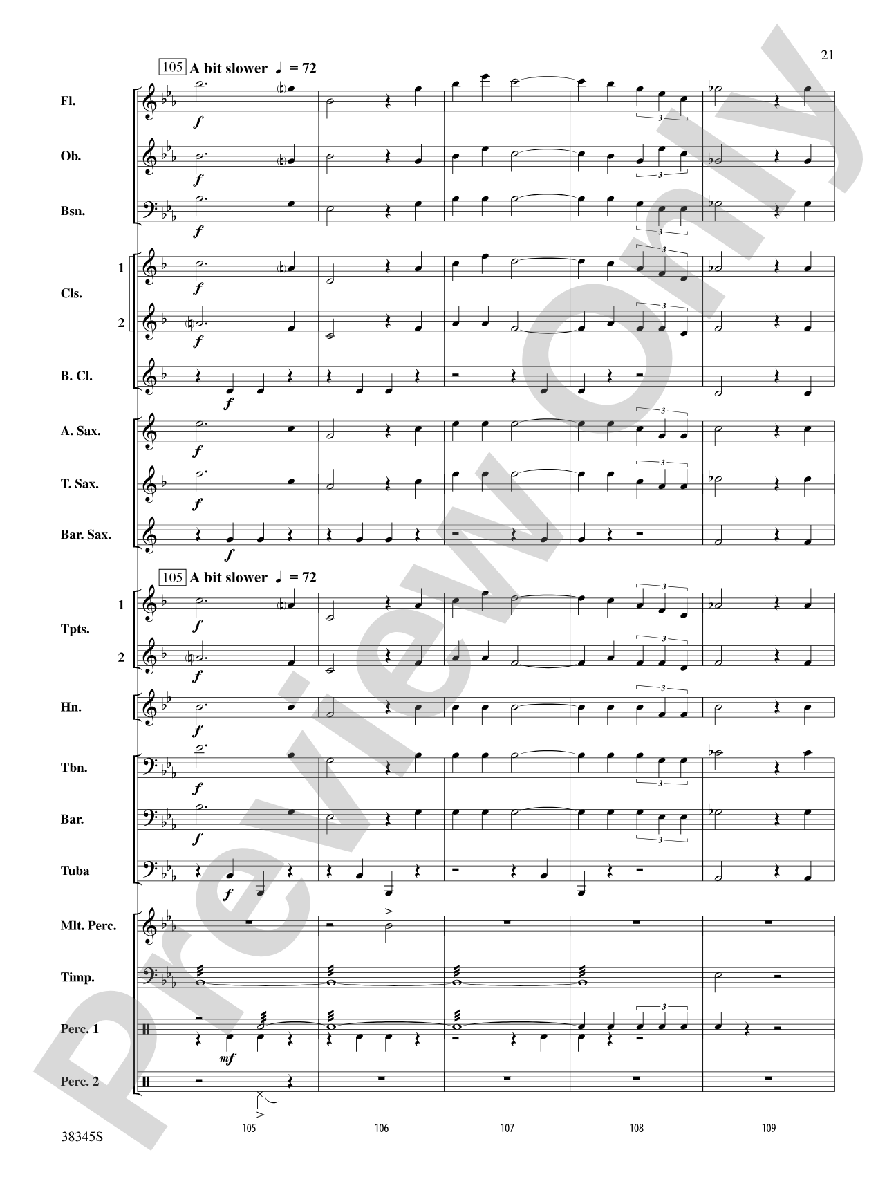 Grand Canyon Suite, Themes from: Concert Band Conductor Score & Parts