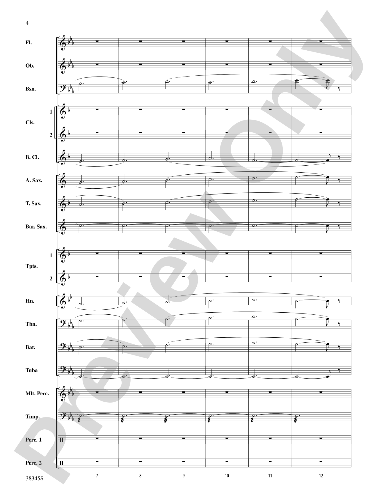 Grand Canyon Suite, Themes from: Concert Band Conductor Score & Parts