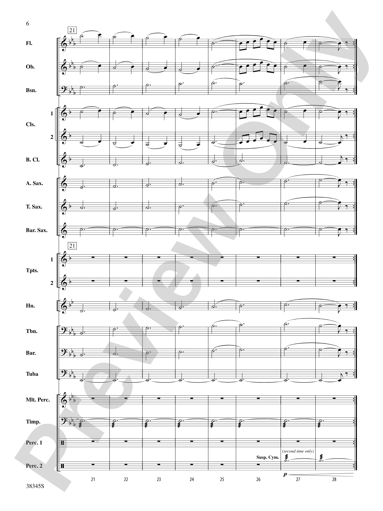 Grand Canyon Suite, Themes from: Concert Band Conductor Score & Parts