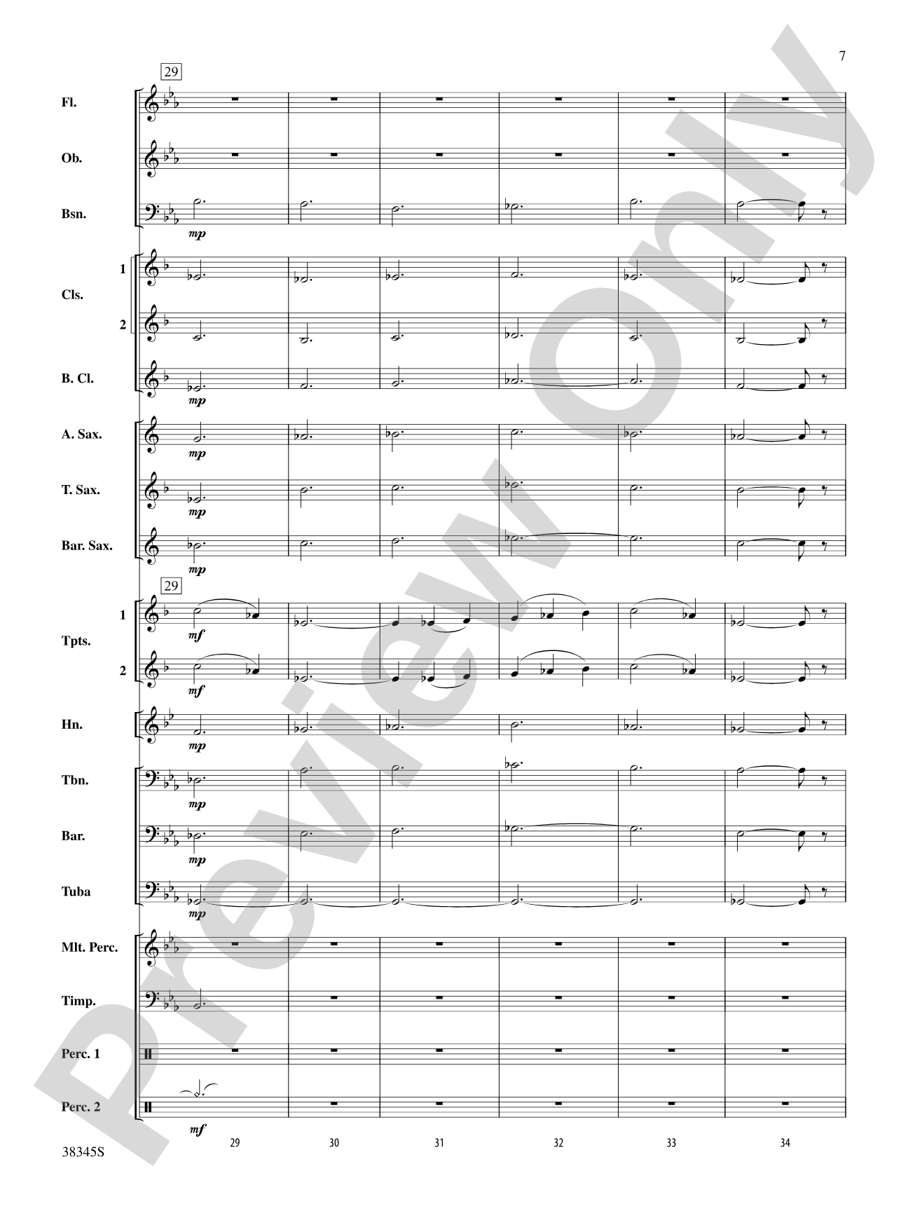 Grand Canyon Suite, Themes from: Concert Band Conductor Score & Parts