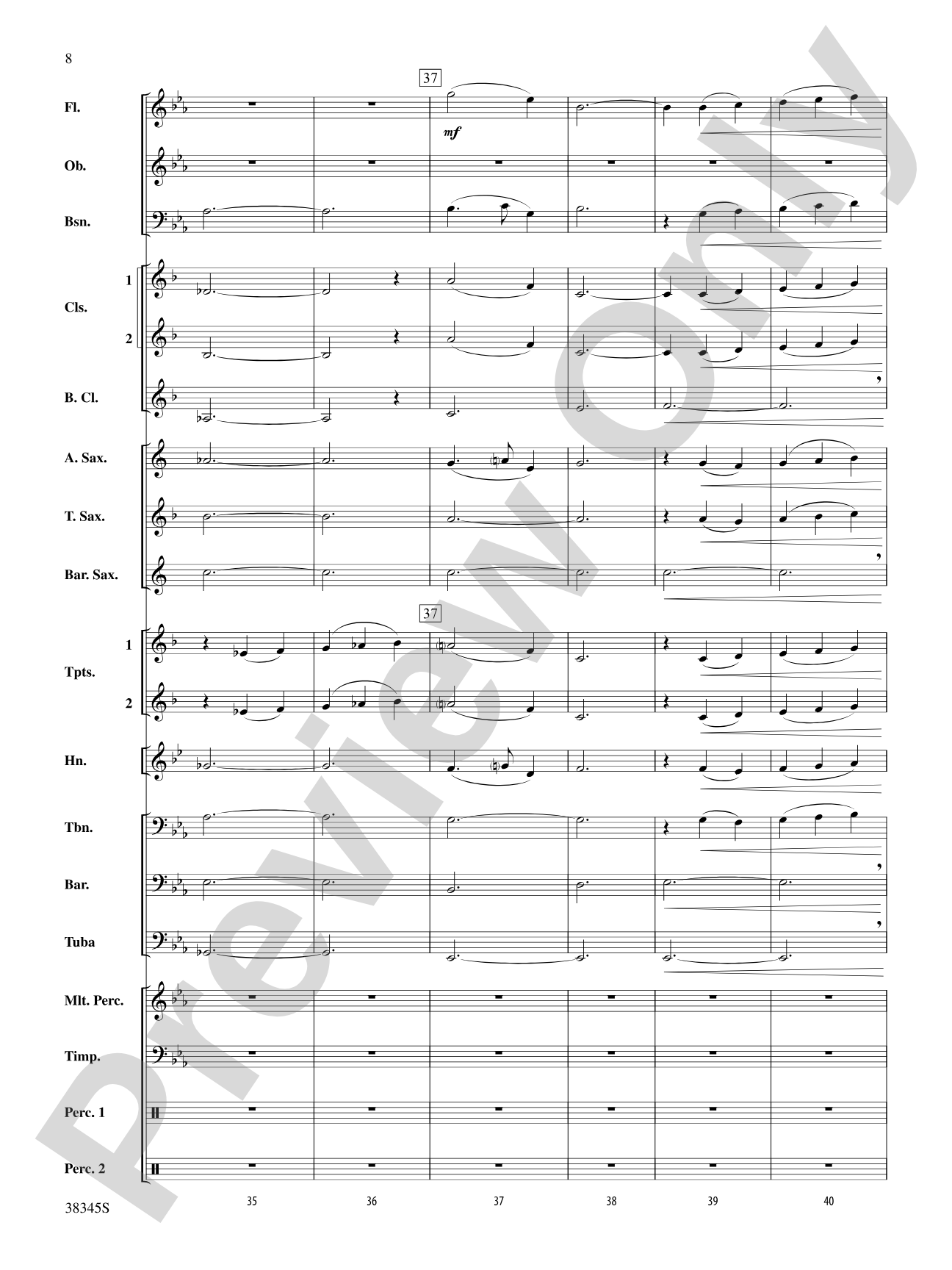 Grand Canyon Suite, Themes from: Concert Band Conductor Score & Parts