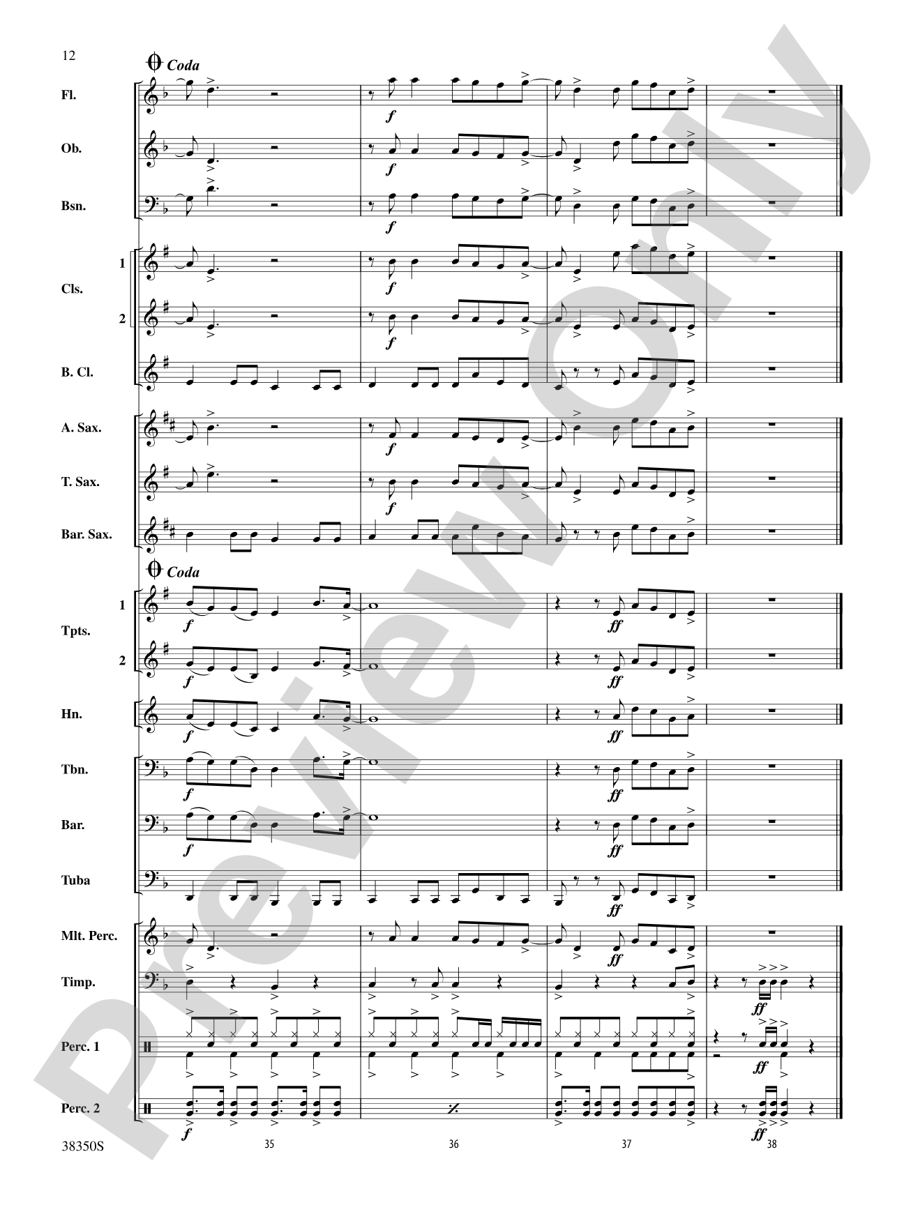 When We Stand Together: Concert Band Conductor Score & Parts