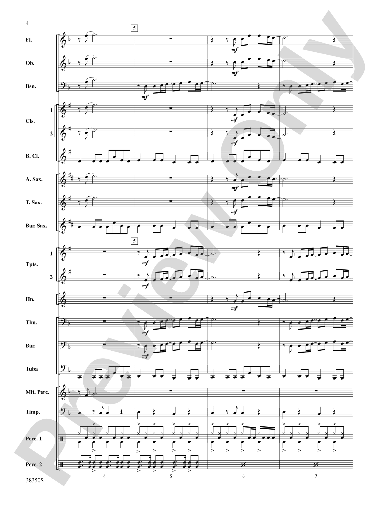 When We Stand Together: Concert Band Conductor Score & Parts