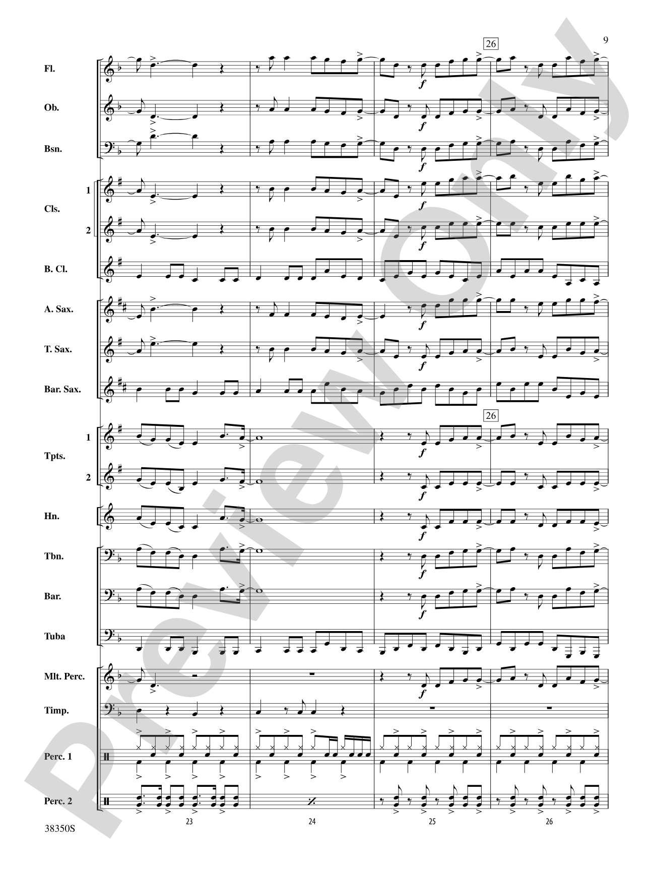 When We Stand Together: Concert Band Conductor Score & Parts