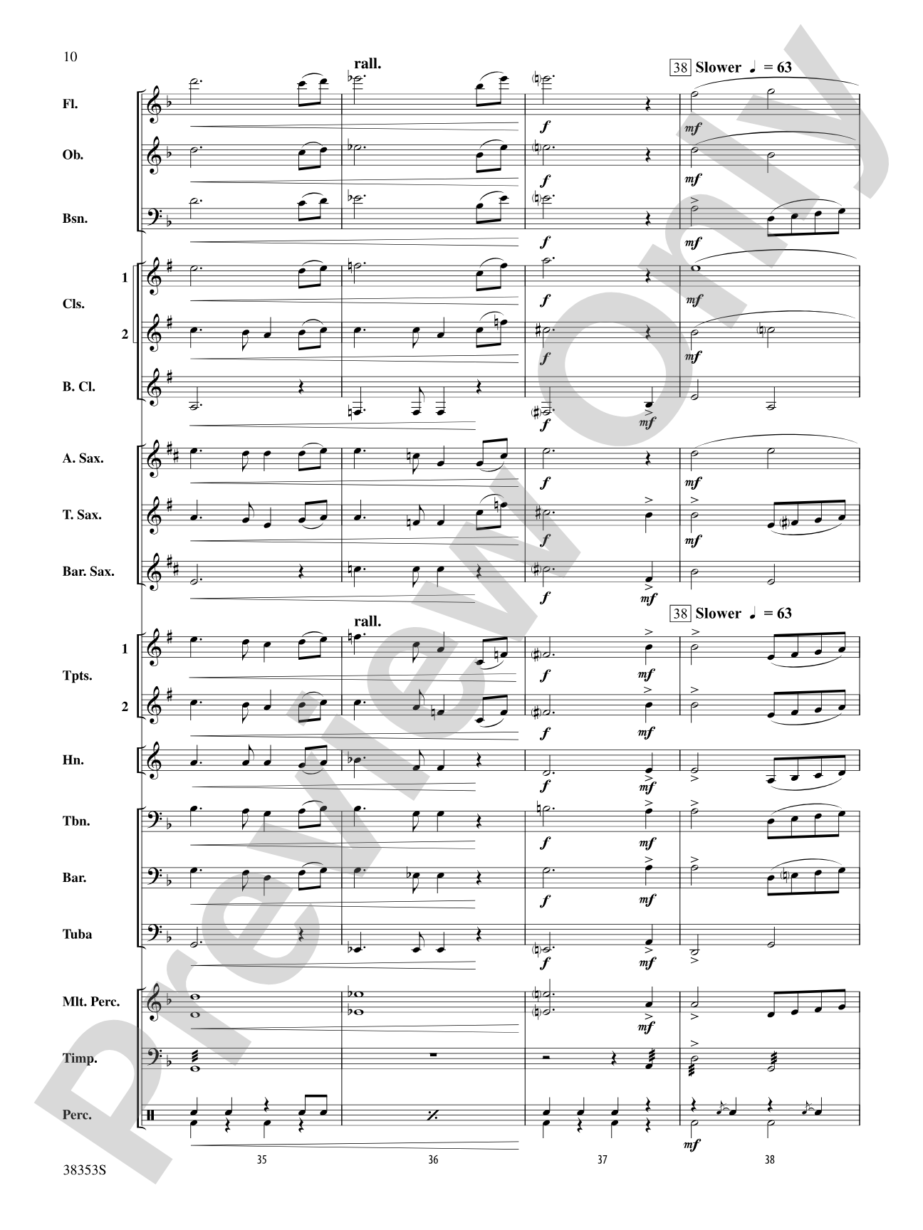 Swan Lake: Concert Band Conductor Score & Parts