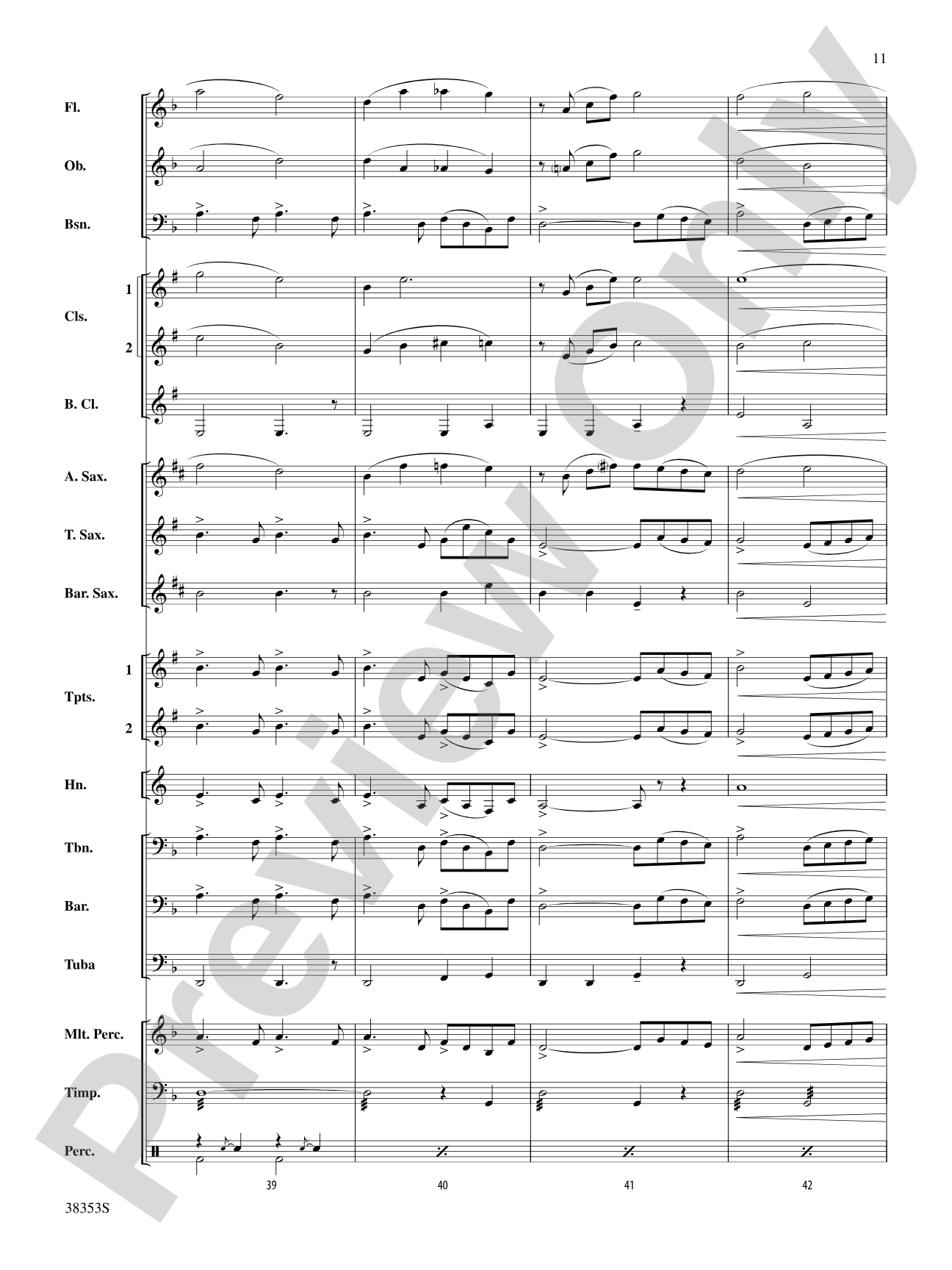 Swan Lake: Concert Band Conductor Score & Parts