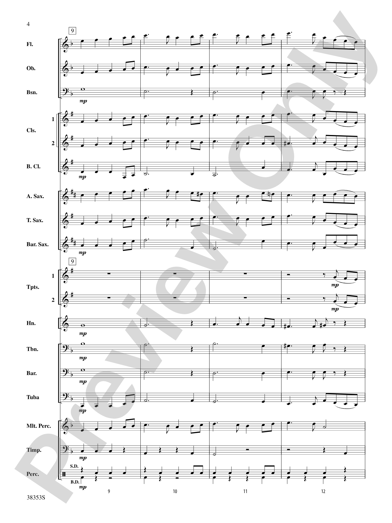 Swan Lake: Concert Band Conductor Score & Parts