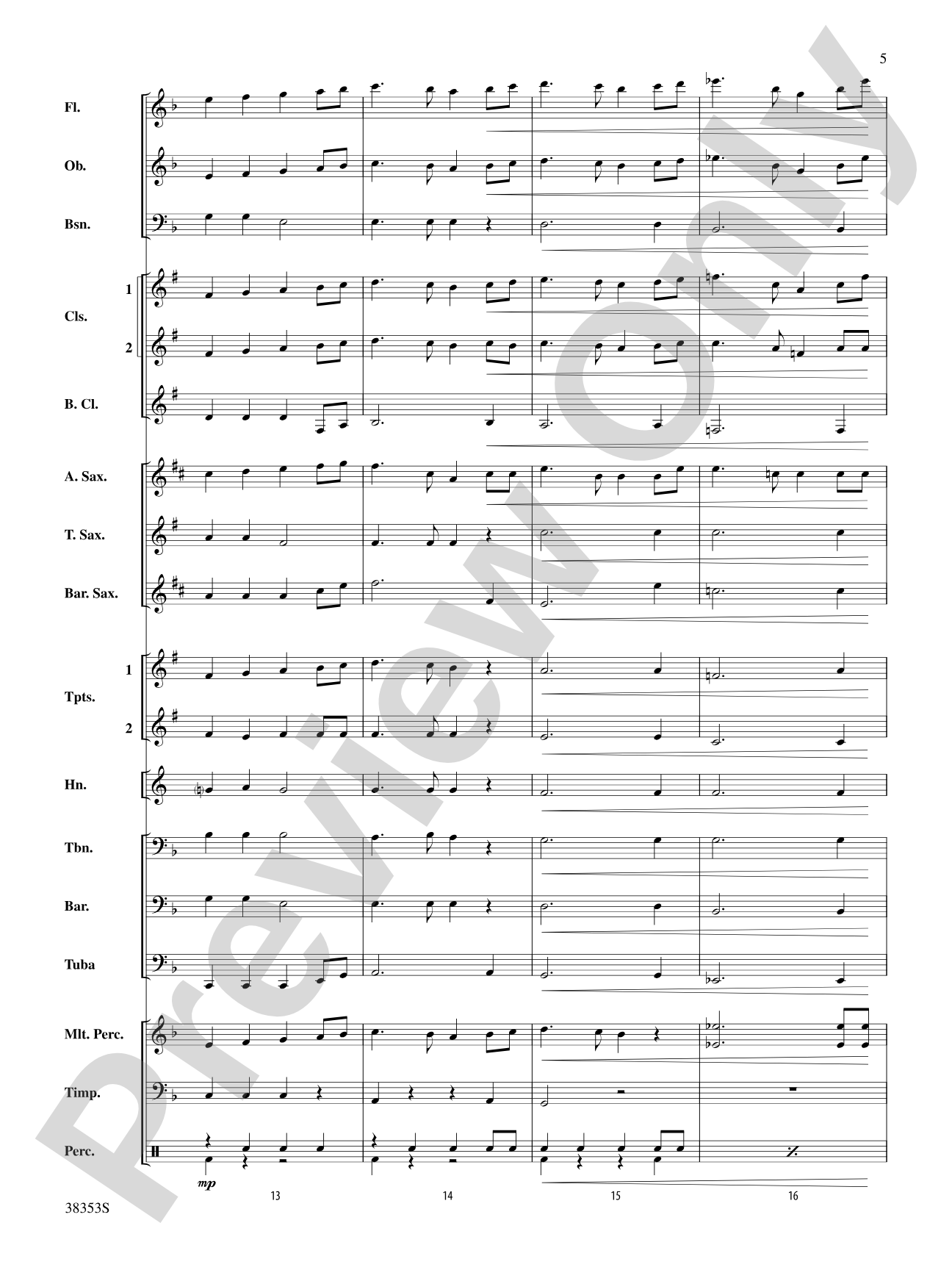 Swan Lake: Concert Band Conductor Score & Parts