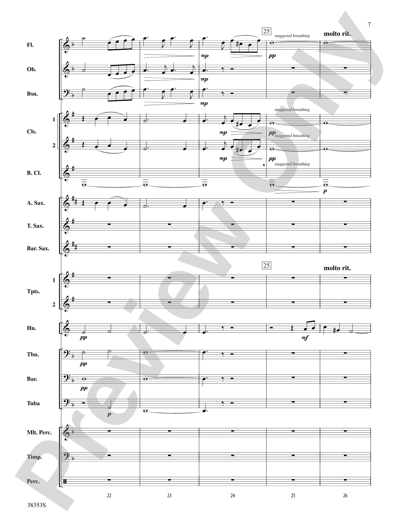 Swan Lake: Concert Band Conductor Score & Parts