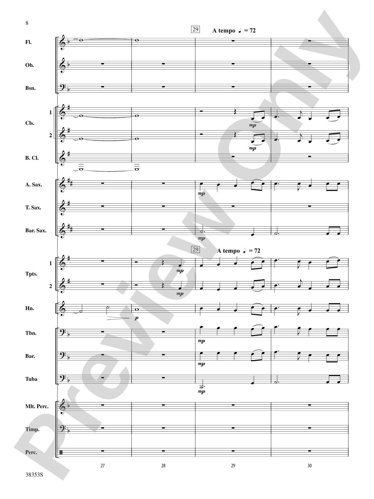 Swan Lake: Concert Band Conductor Score & Parts